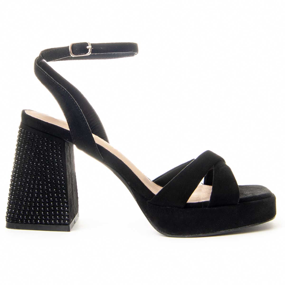 Högklackad Sandal Festsand3