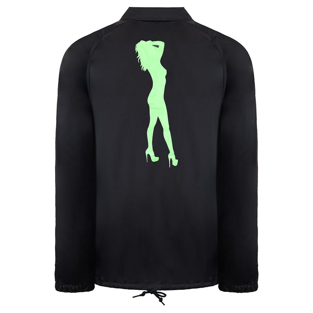x Heidi Klum Cochs Långärmad Button Up Svart Herrjacka 101900 008 2