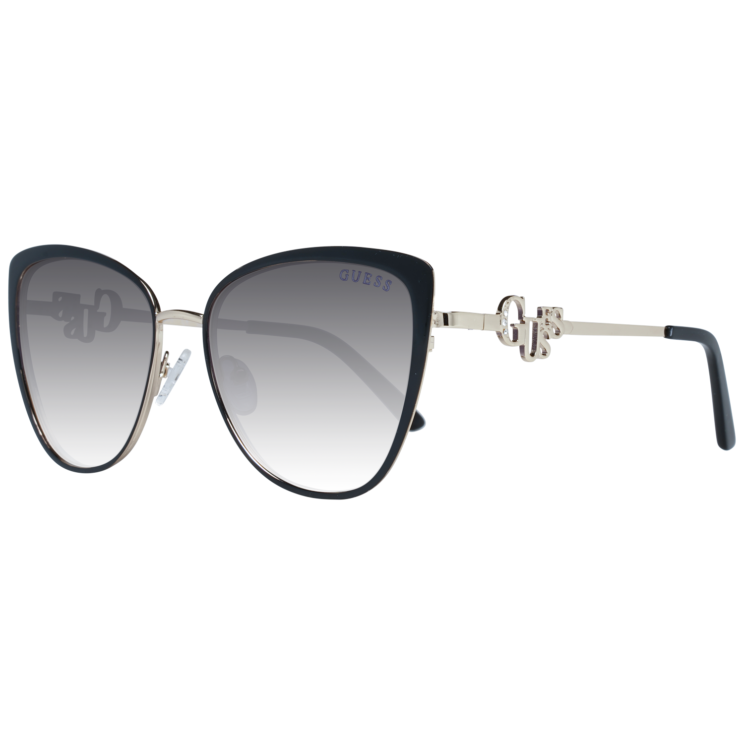 Thumbnail - Lunettes de soleil Guess GF6141 01B noir gris dÃ©gradÃ©