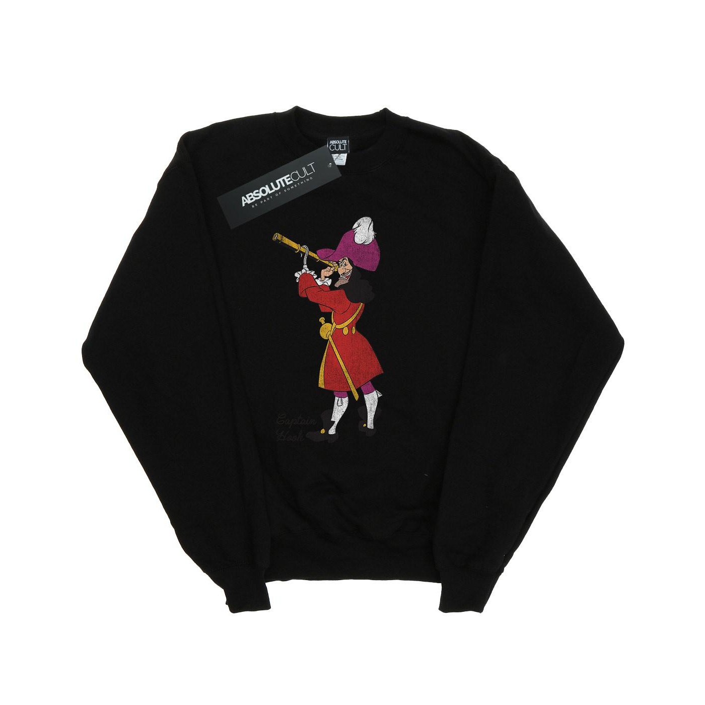 Disney - "Peter Pan Classic Captain Hook" Sweatshirt für Jungen (Schwarz)