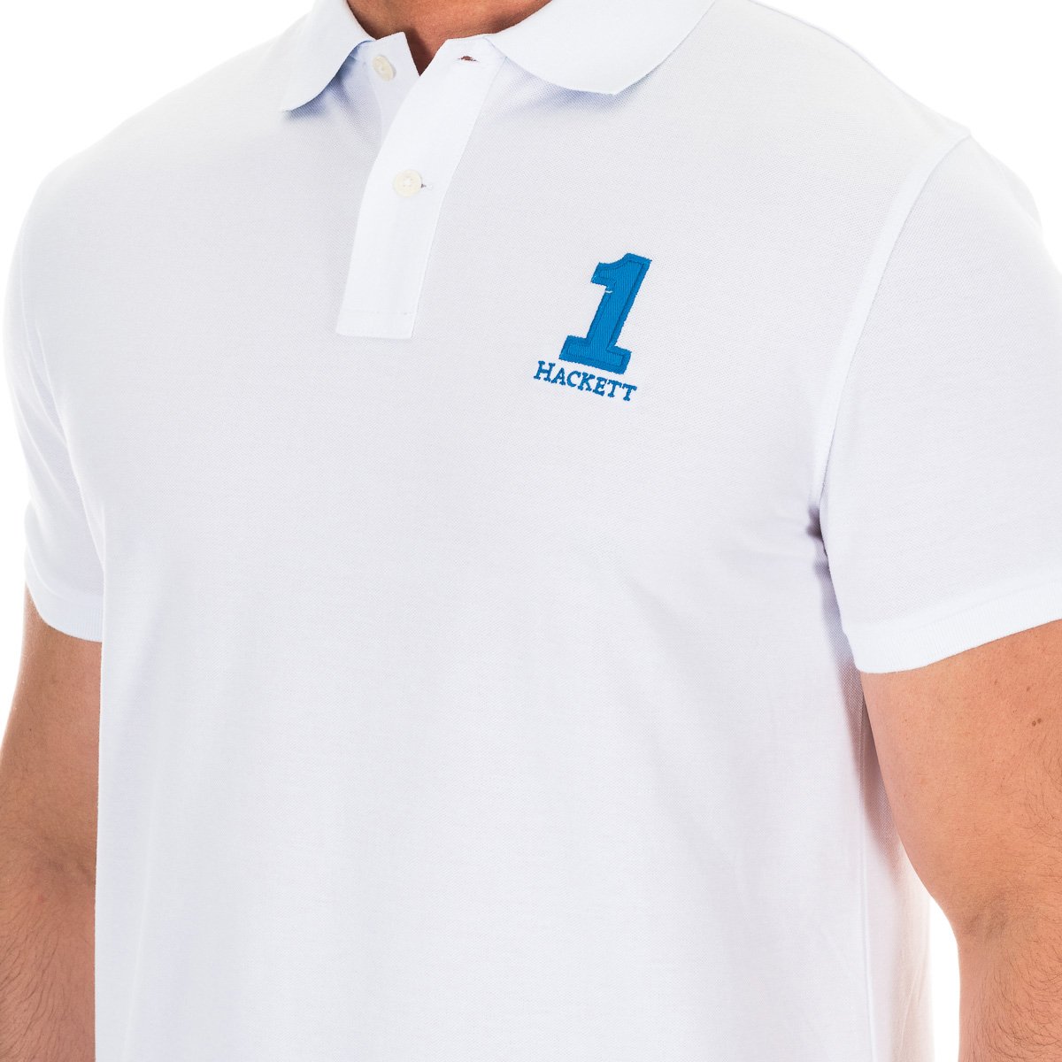 Hackett London Kortärmad polo med kavajkrage HM561791 man pikéer herr – bild 2