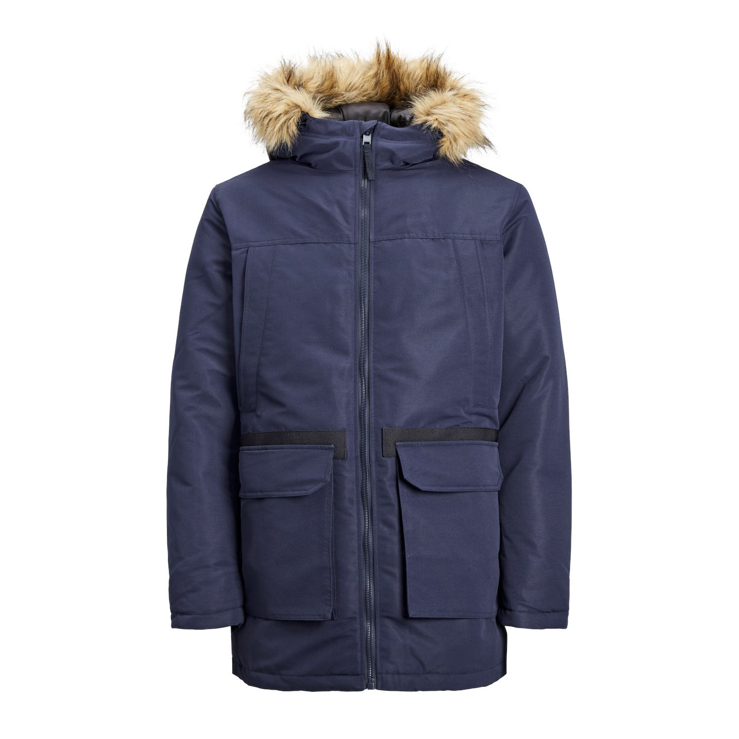 Mit Dem Parka Von Jack & Jones Sind Sie Für Die Wintertage Bestens Gerüstet. Dieser Parka Schützt Sie Vor Wind Und Wetter, Denn Er Ist