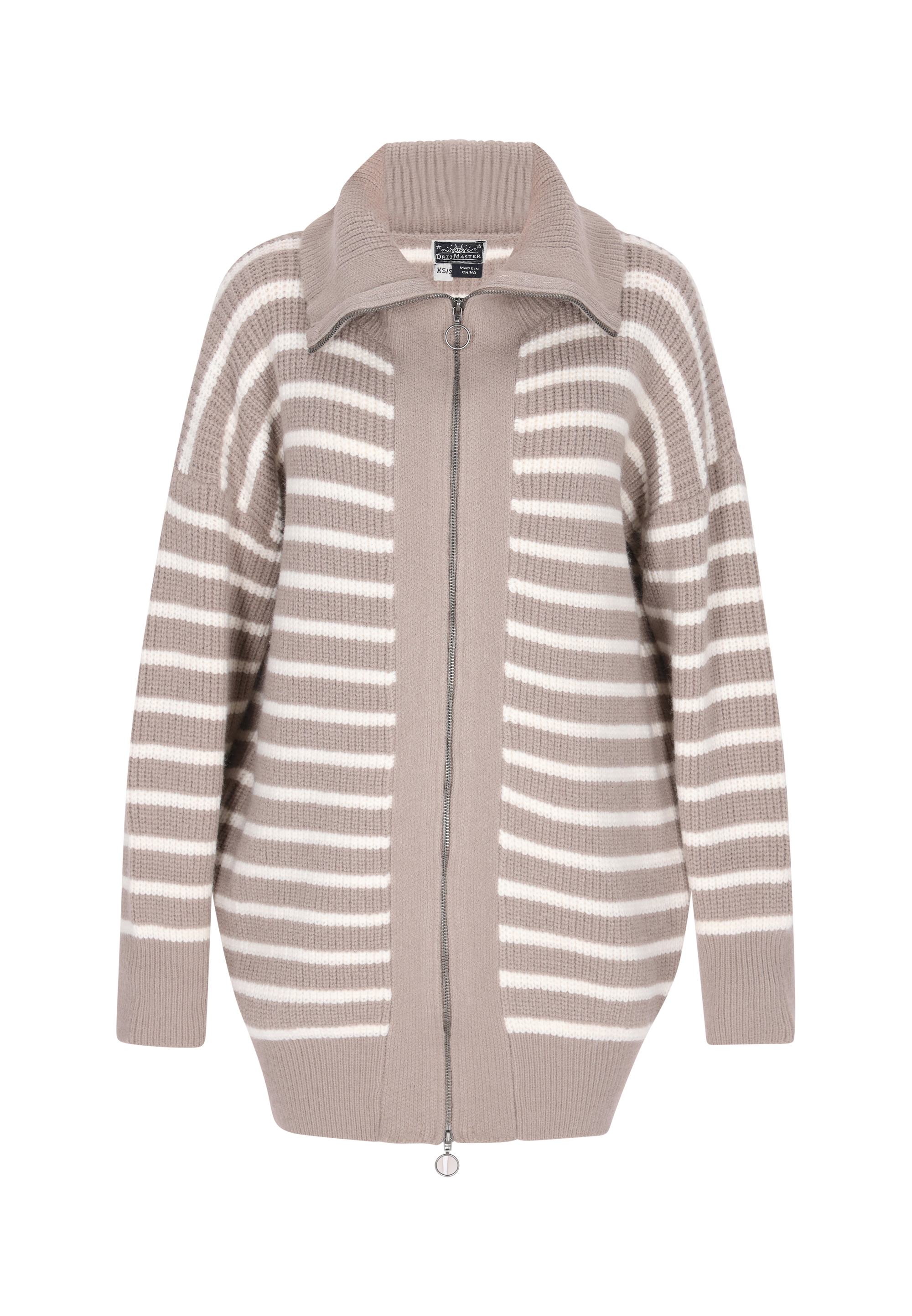 Thumbnail - Dreimaster Cardigan Damen Sand Wollweiss