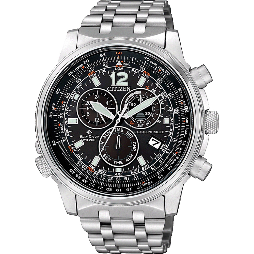Citizen Mens Silver Watch CB5860-86E Stainless Steel - One Size