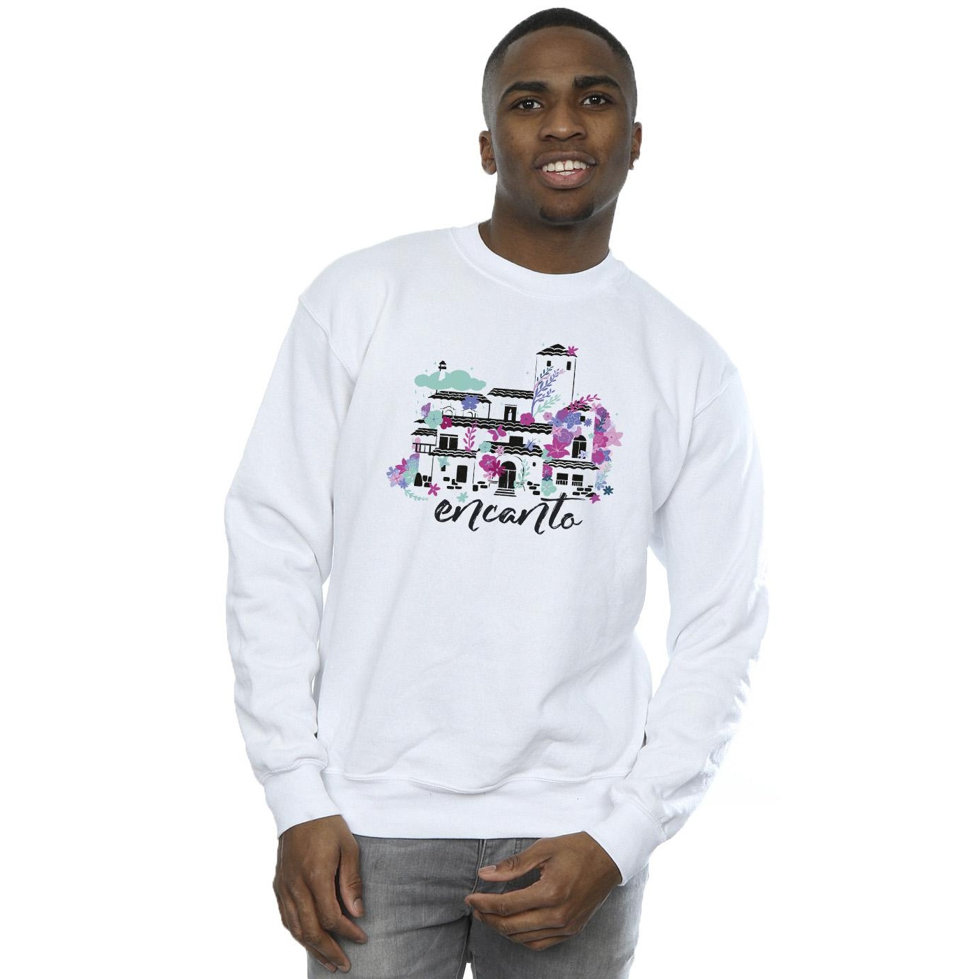 Disney Mens Encanto Casita Sweatshirt (White) herr – bild 2