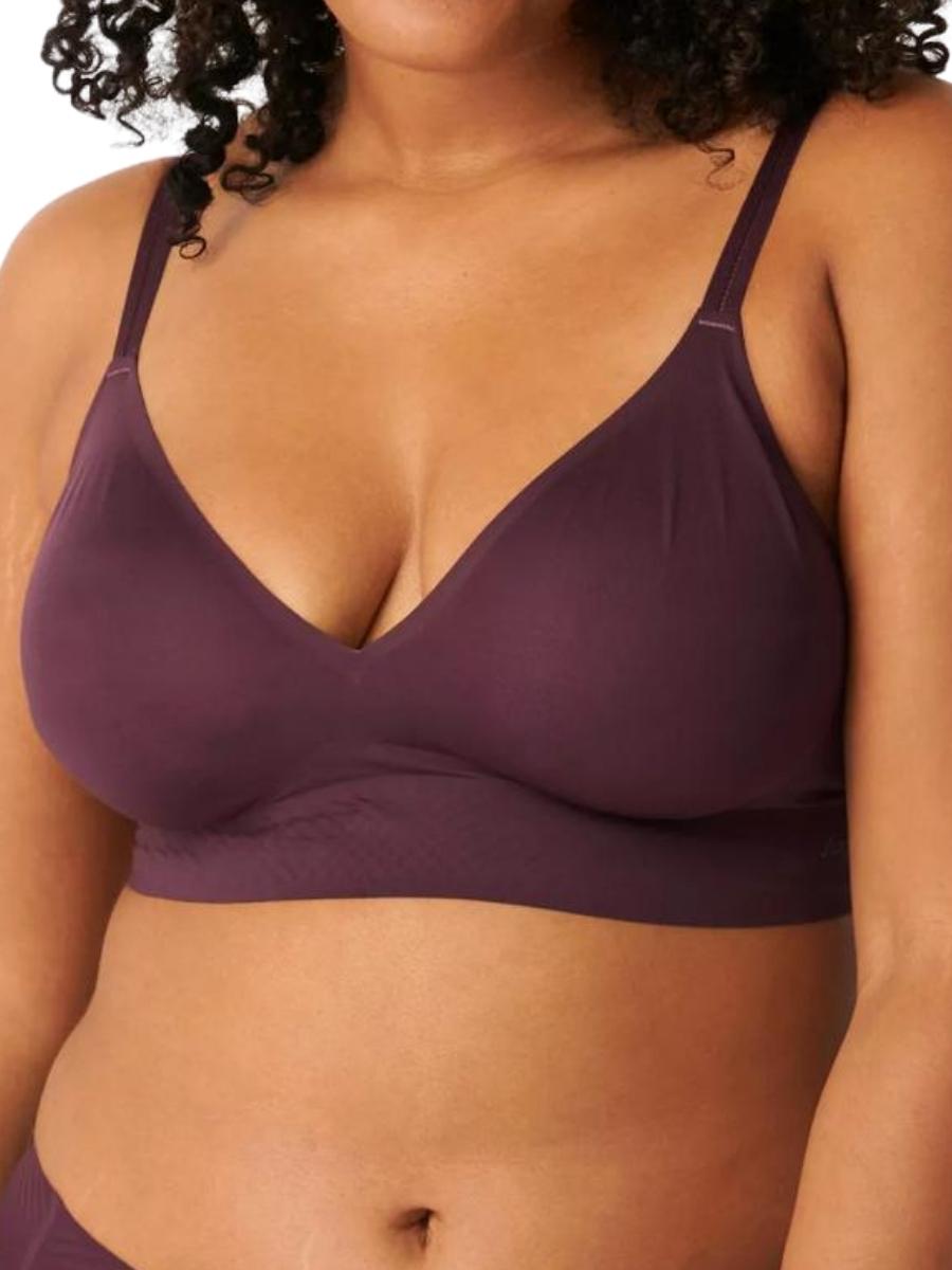 Sloggi Womens Body Adapt Bralette - Brown Polyamide - Size Small