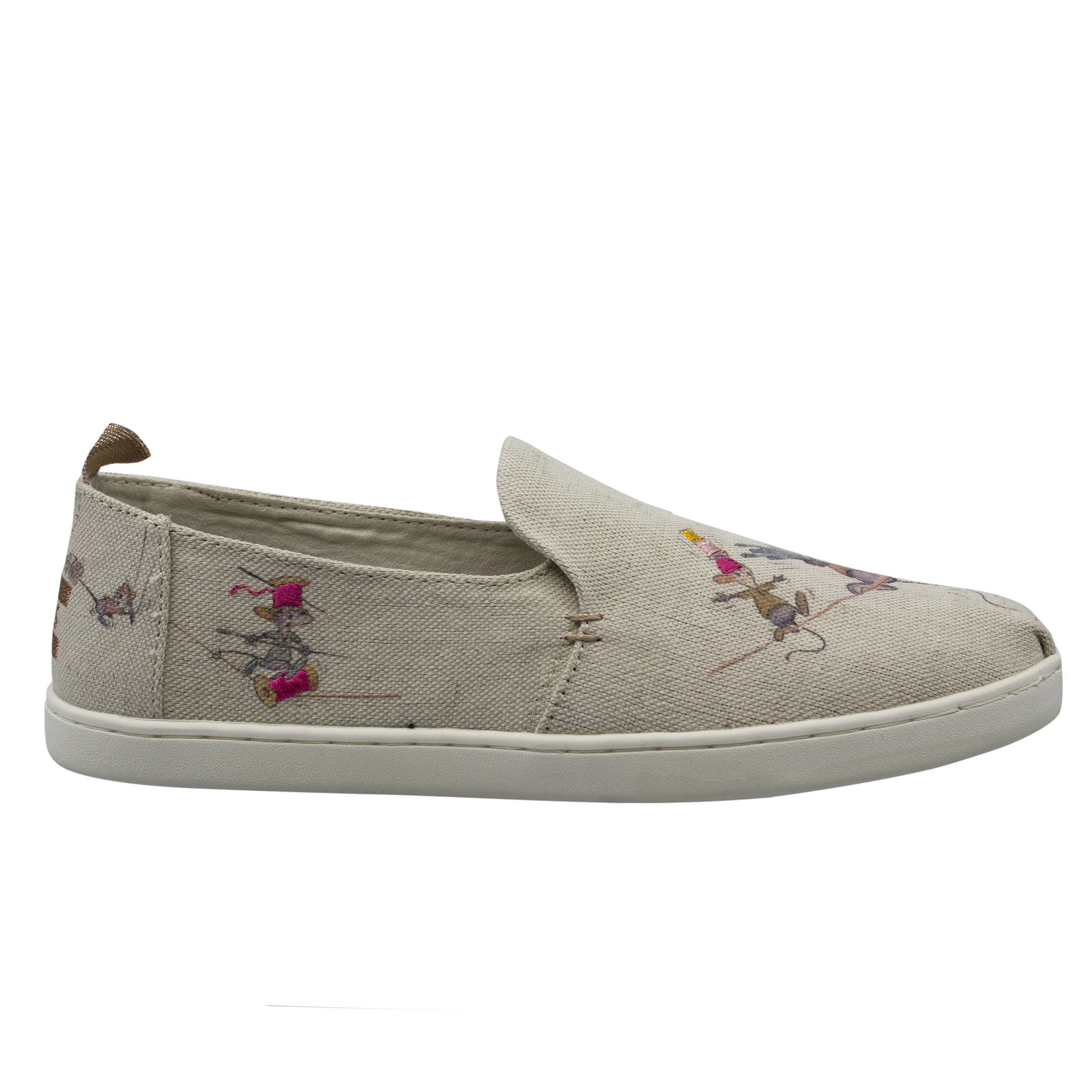 Thumbnail - Toms x Disney dekonstruiert Alpargata Gus & Jaq Slip on Damenschuhe 10012724