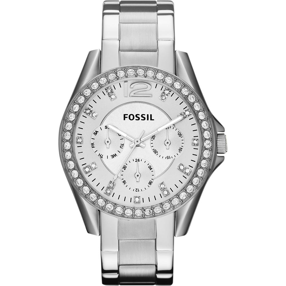 Montre Fossil Riley Pour Femmes Argent ES3202