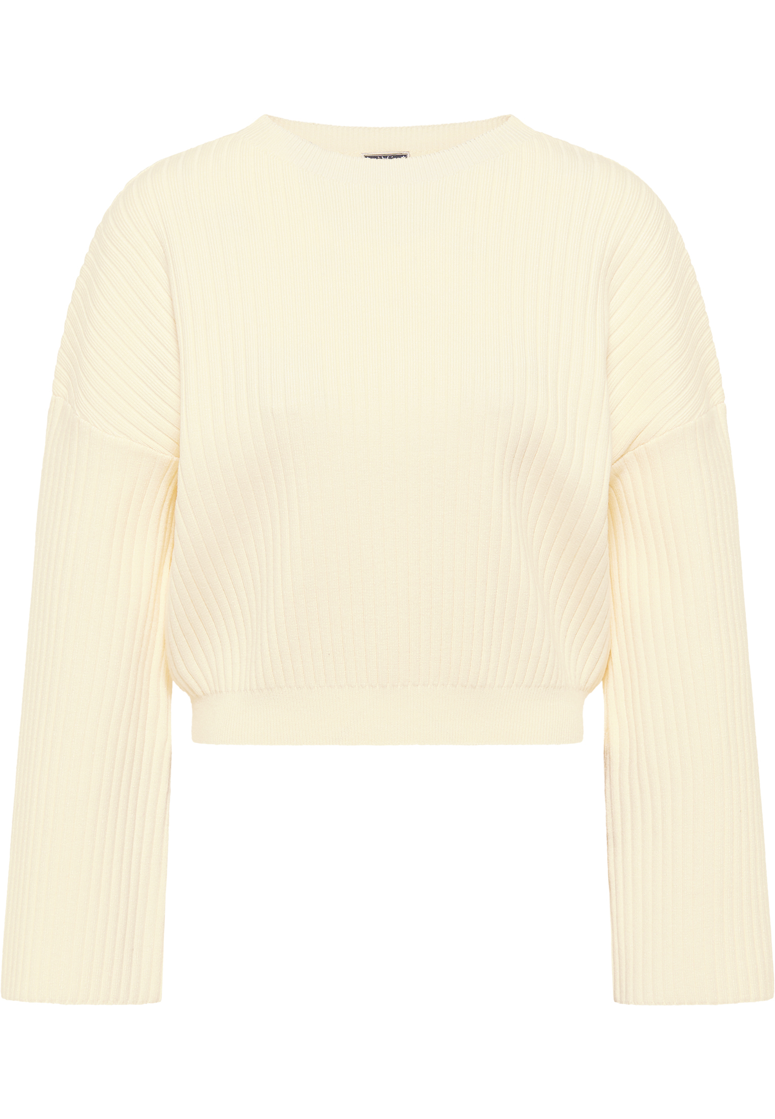 Thumbnail - Dreimaster Strickpullover Damen Wollweiß