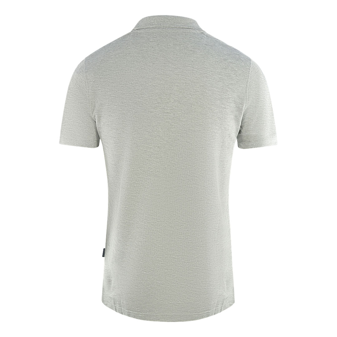 Aquascutum London Crest Grå pikétröja herr – bild 2