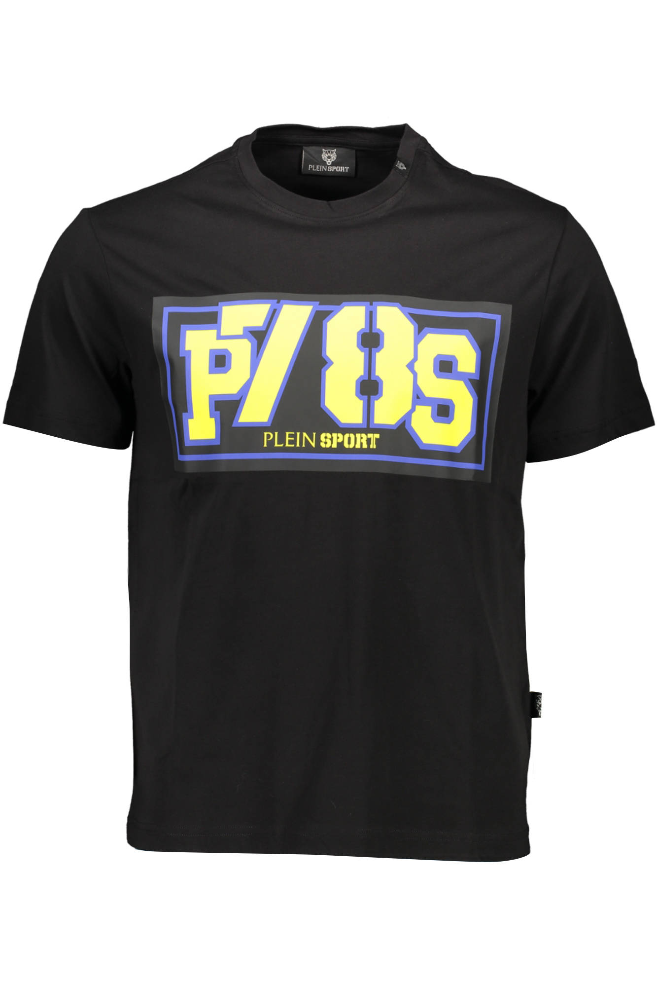 Thumbnail - Plein Sport Herren Schwarz Baumwoll T-Shirt