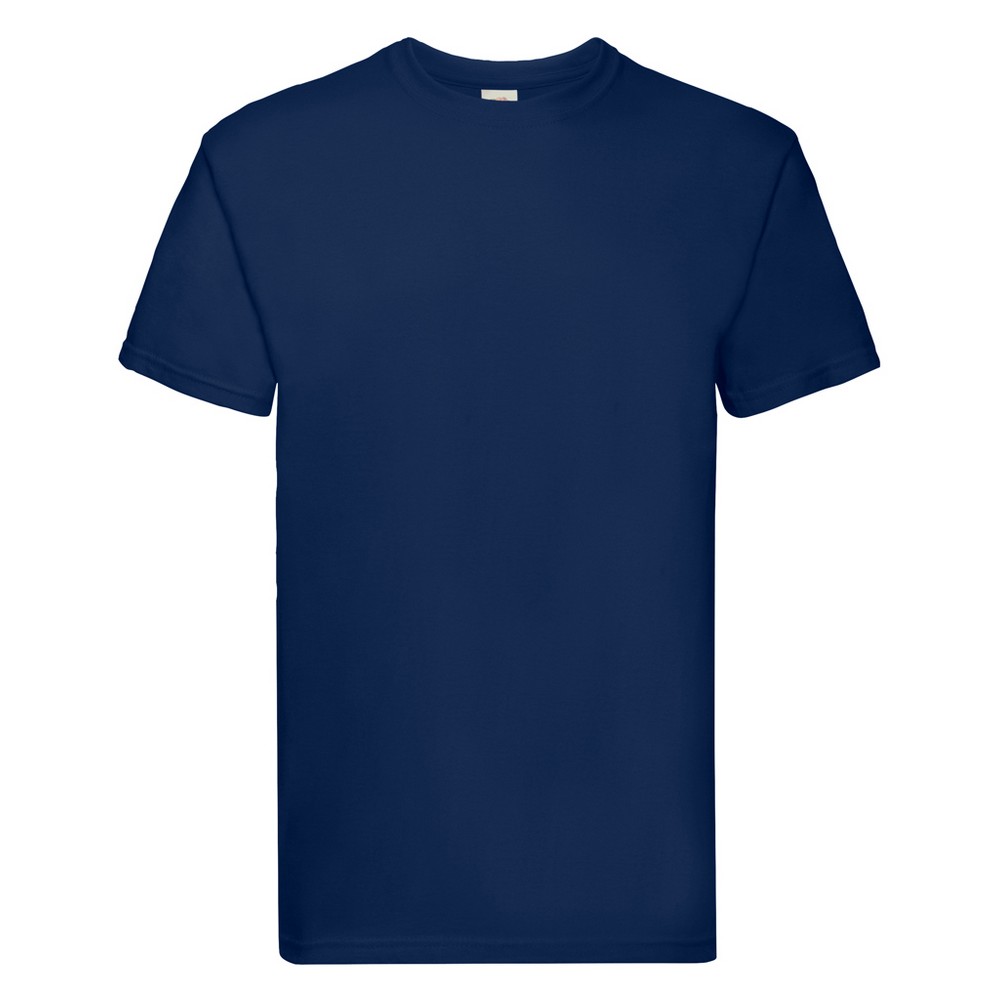 Thumbnail - Fruit of the Loom - "Super Premium" T-Shirt für Herren (Marineblau)