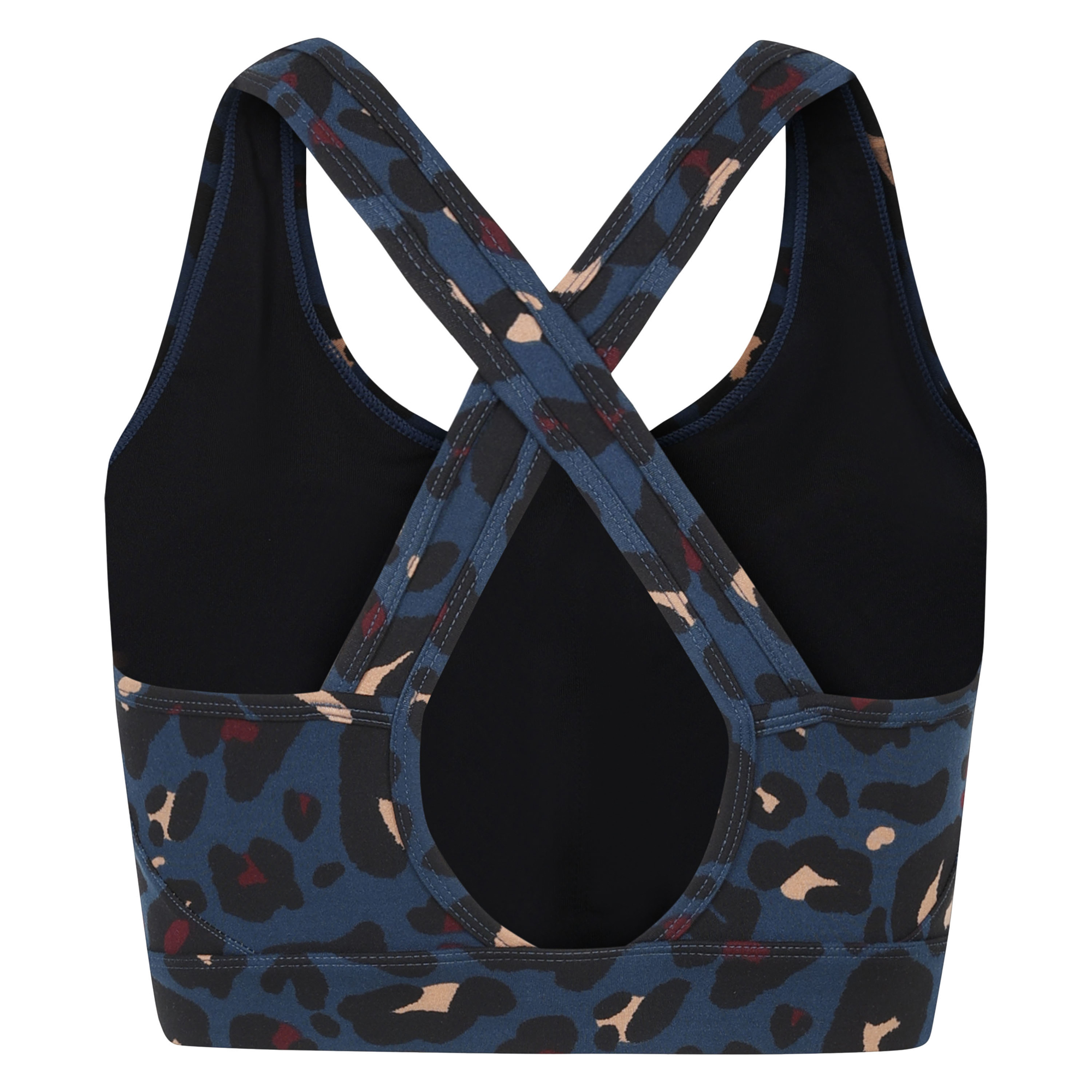 Dare 2b Dames/Dames Swift II Sportbeha met dierenprint (Maanlicht Denim), foto 2