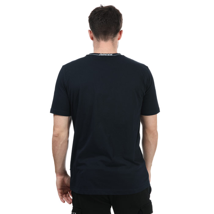 Nicce Eto T-shirt i marinblå för herr – bild 2