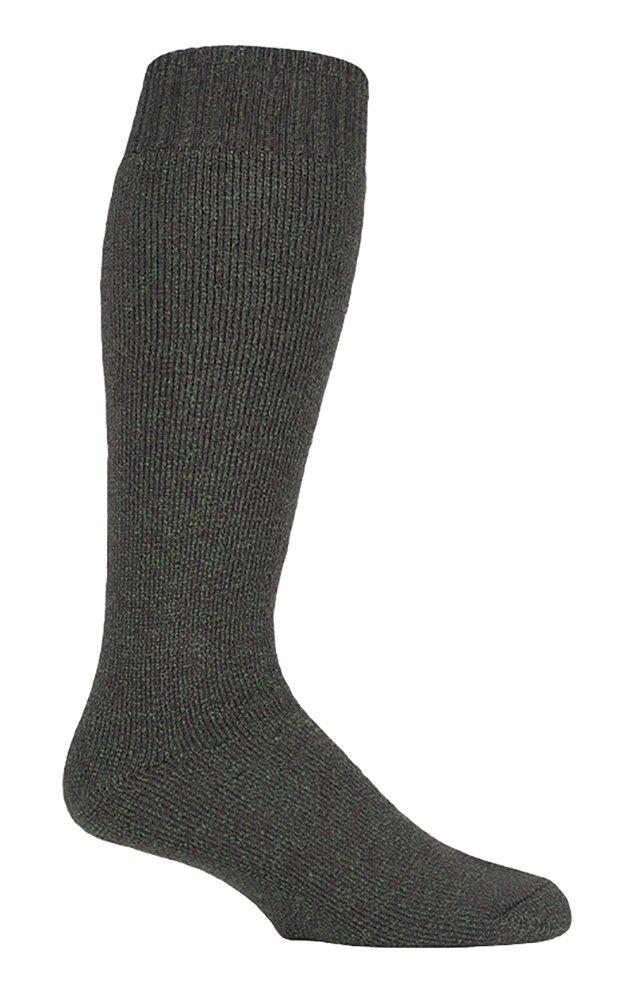COUNTRY PURSUIT - Mens Green Lange Wellington Boot Socken 6-11 UK