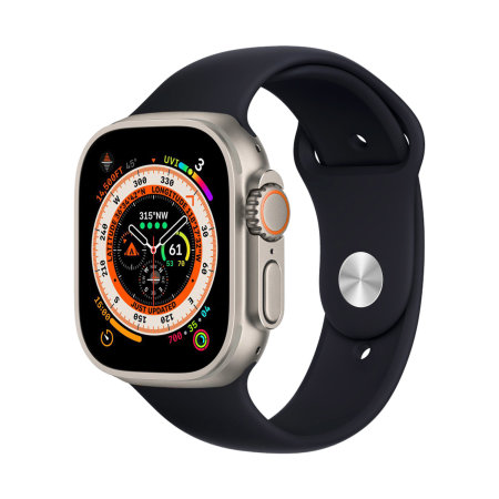 Apple Unisex Watch Ultra 49mm Cellular - Titanium - Excellent - Refurbished - Metallic - One Size