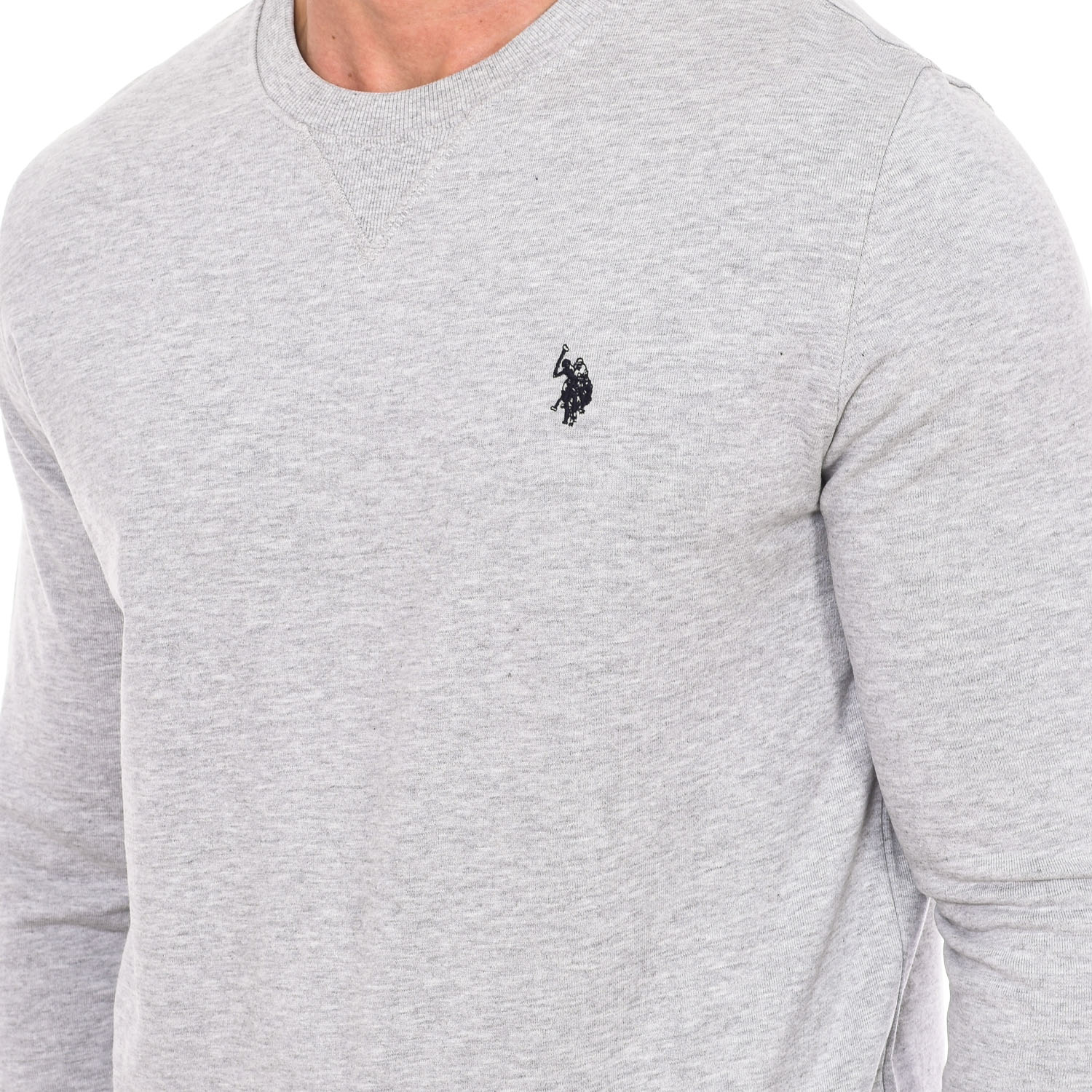 US Polo Assn Långärmad sweatshirt med rund halsringning 67932 herr – bild 2