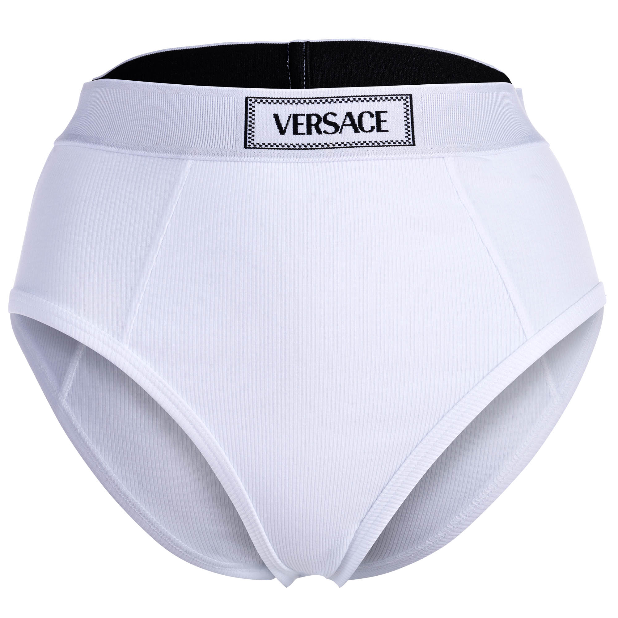 Thumbnail - Versace  Highleg Rib -  Cotton Rib  Elastic  Canet Slip