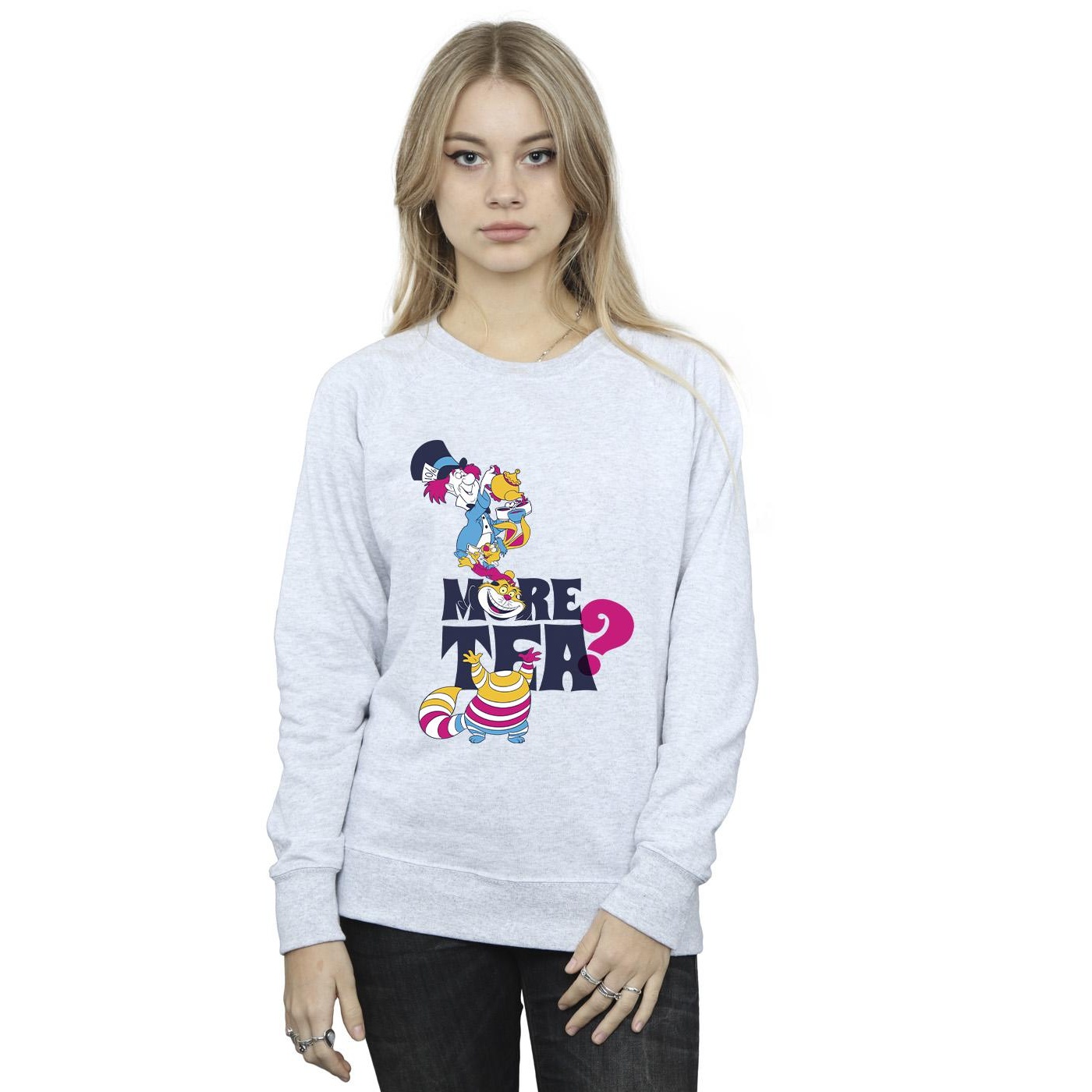 Disney Womens/Ladies Alice In Wonderland More Tea Sweatshirt (Sports Grey) dam – bild 2