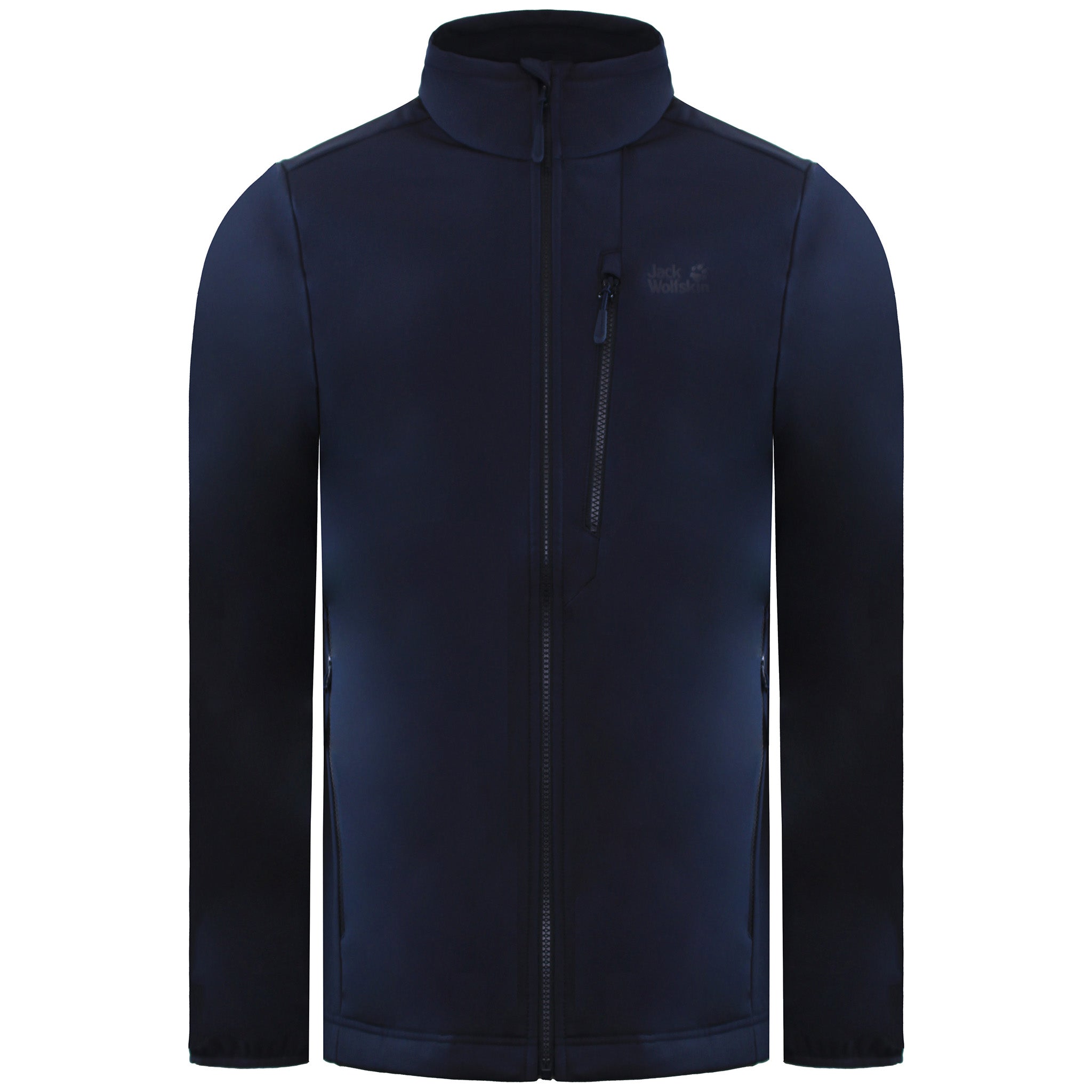 Thumbnail - Jack Wolfskin Whirlwind Herren Navy Softshelljacke