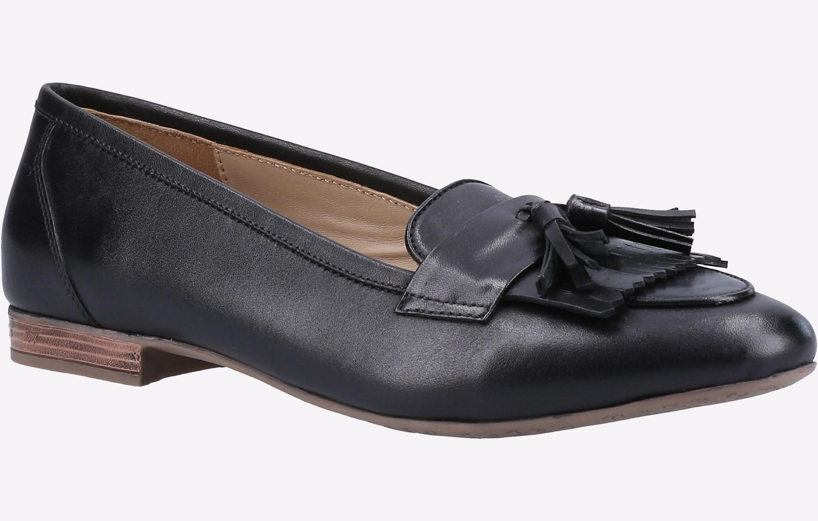 Hush Puppies Marissa Tassel Läderskor I Svart För Kvinnor dam – bild 2