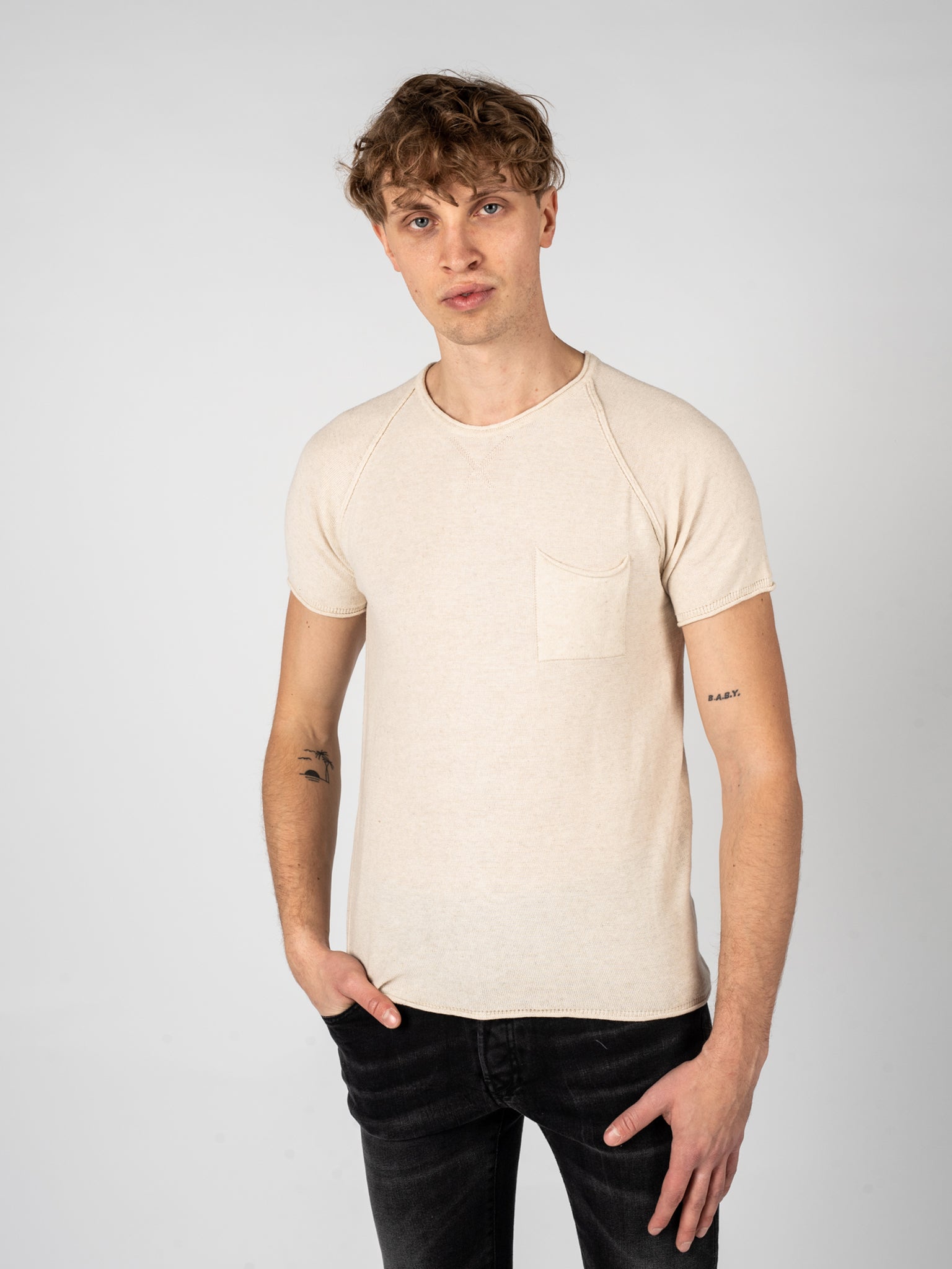 Xagon Man T-shirt Beige för män herr – bild 2