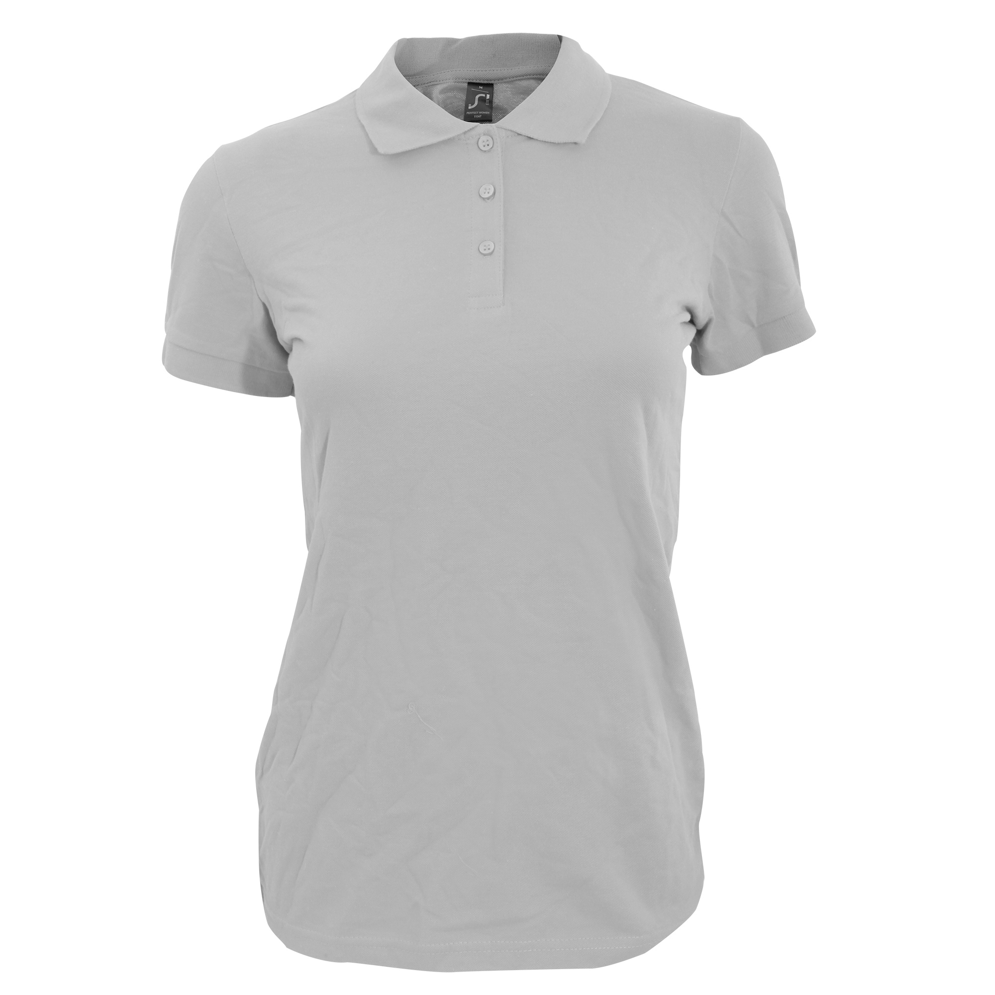 SOLS Womens/Ladies Perfect Pique Short Sleeve Polo Shirt (Grau meliert)