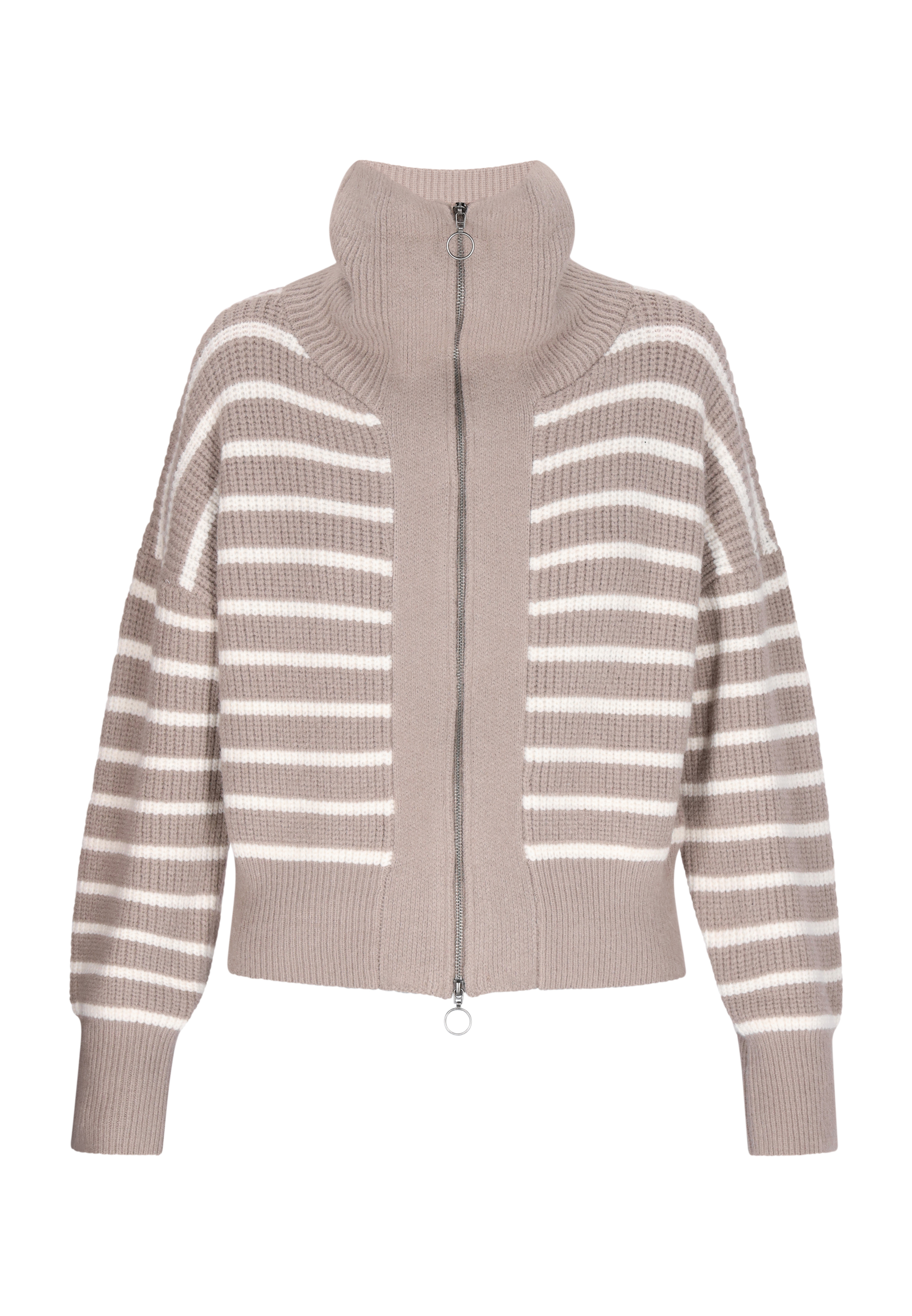 Thumbnail - Dreimaster Cardigan Damen Sand Wollweiss