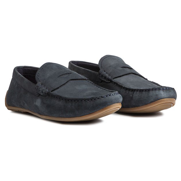 Clarks Reazor Penny Mens Blue Shoes finskor herr – bild 2