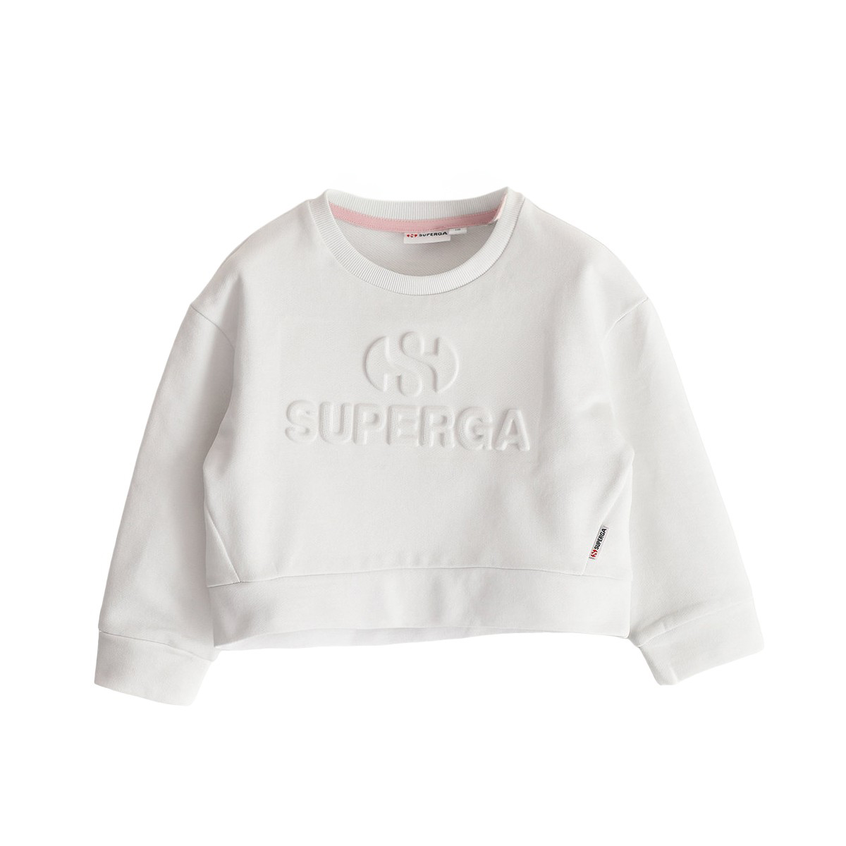 Superga Sweatshirt met kinderlogo (Wit)