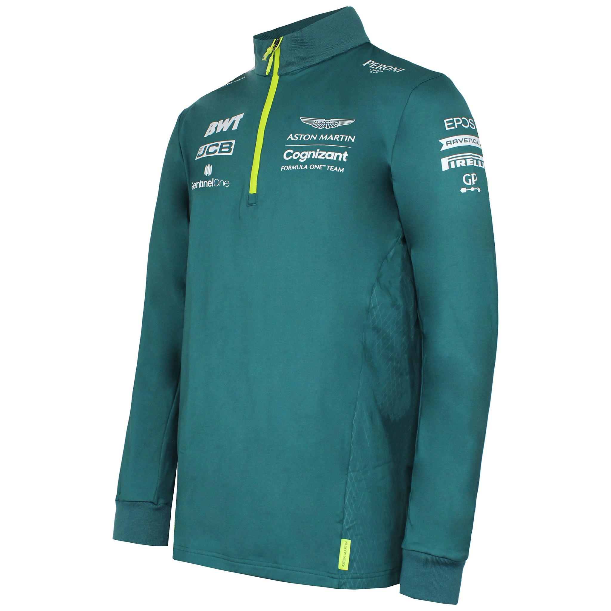 Aston Martin Cognizant F1 Official Team Mens Green Midlayer Top tröjor herr – bild 2