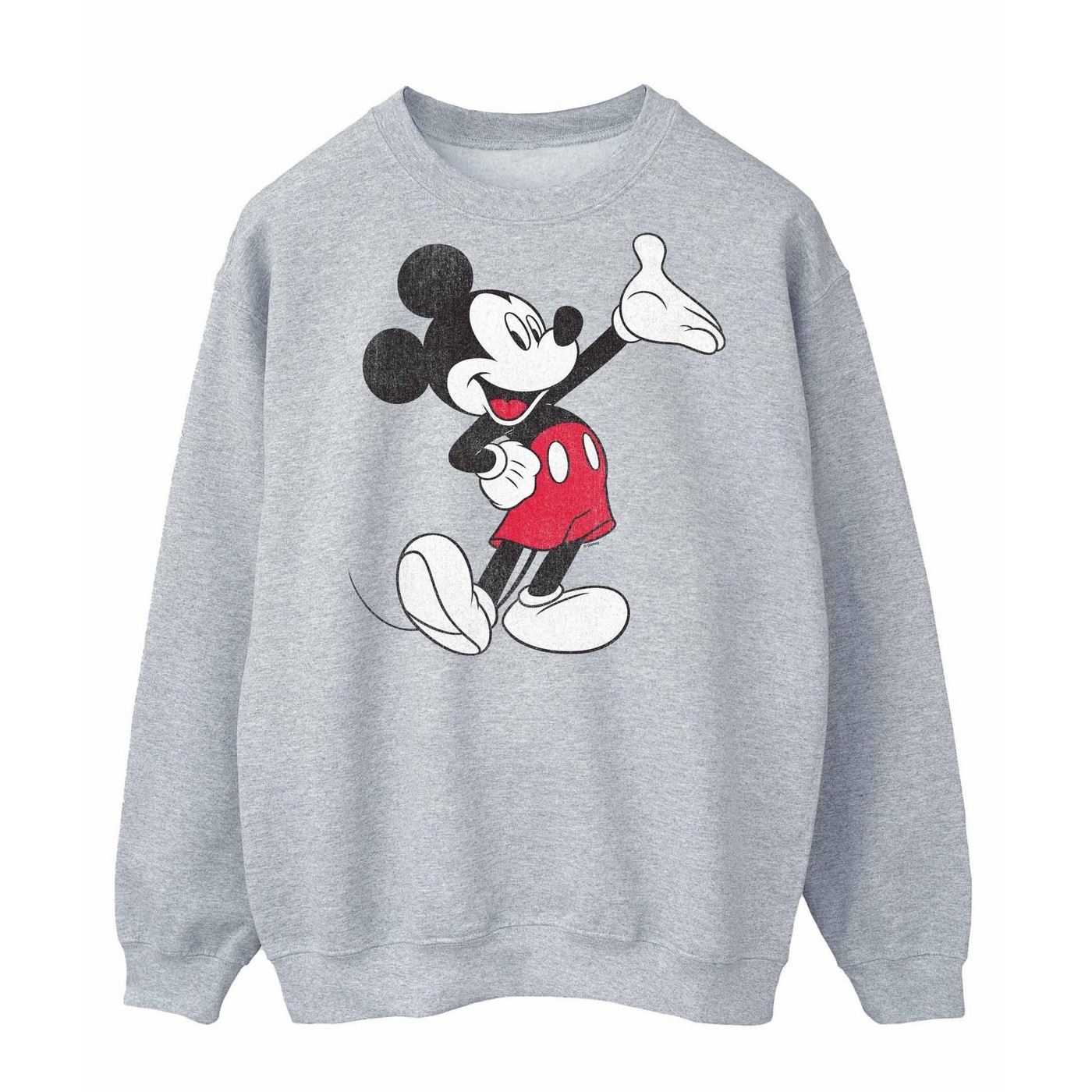 Thumbnail - Disney - "Traditional Wave" Sweatshirt für Herren (Grau)