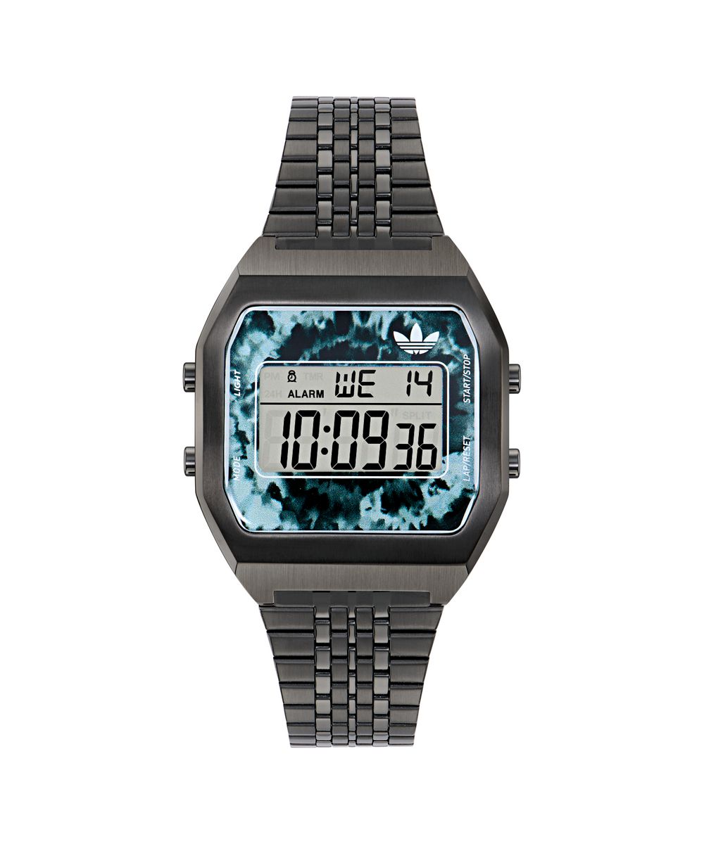 Thumbnail - Adidas Originals Digitale Zwei Unisex Uhr Schwarz AOST24558