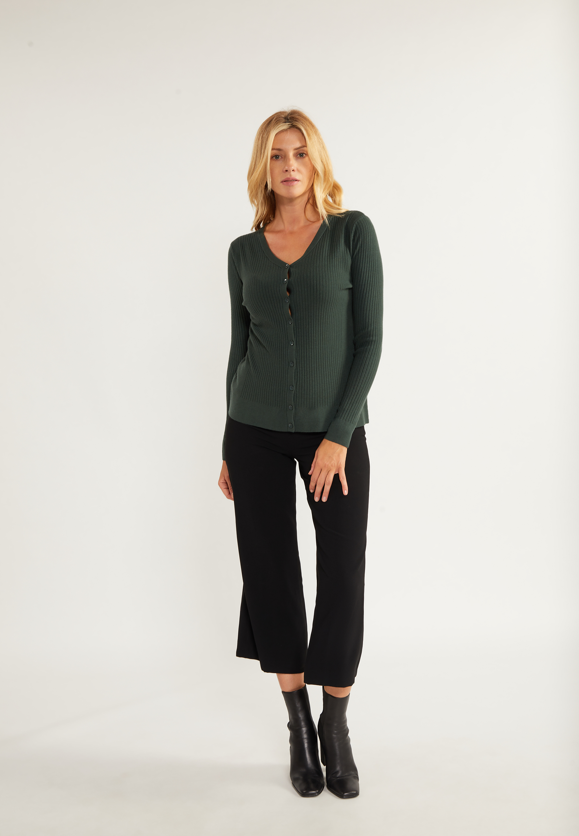 usha BLACK LABEL Vest met knopen nowles