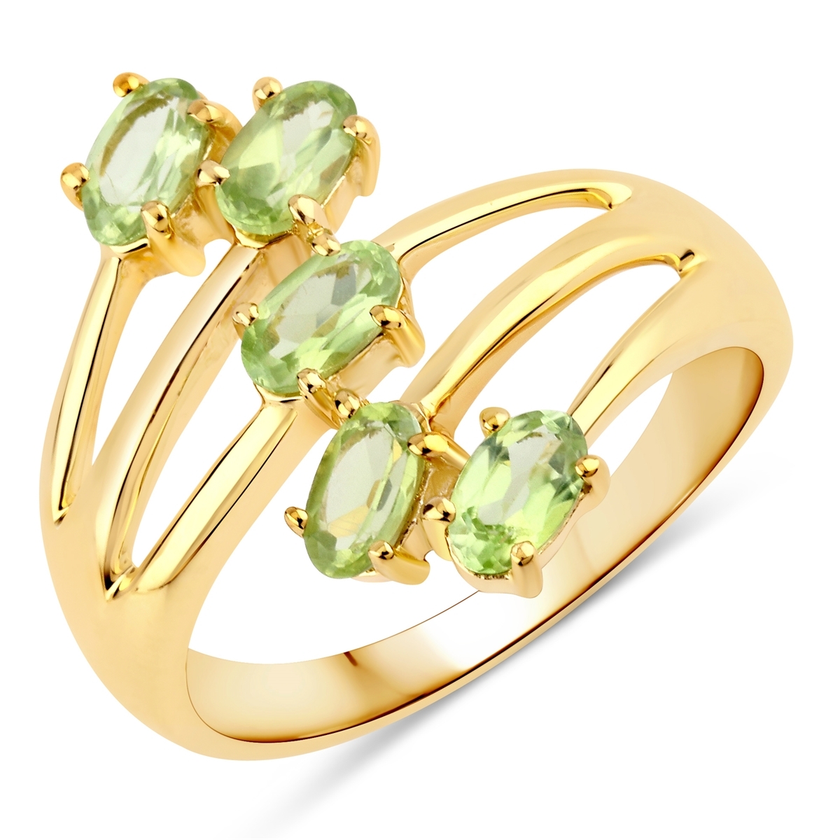 Rafaela Donata Womens Khushi Female Sterling Silver Ring - Gold - Size K