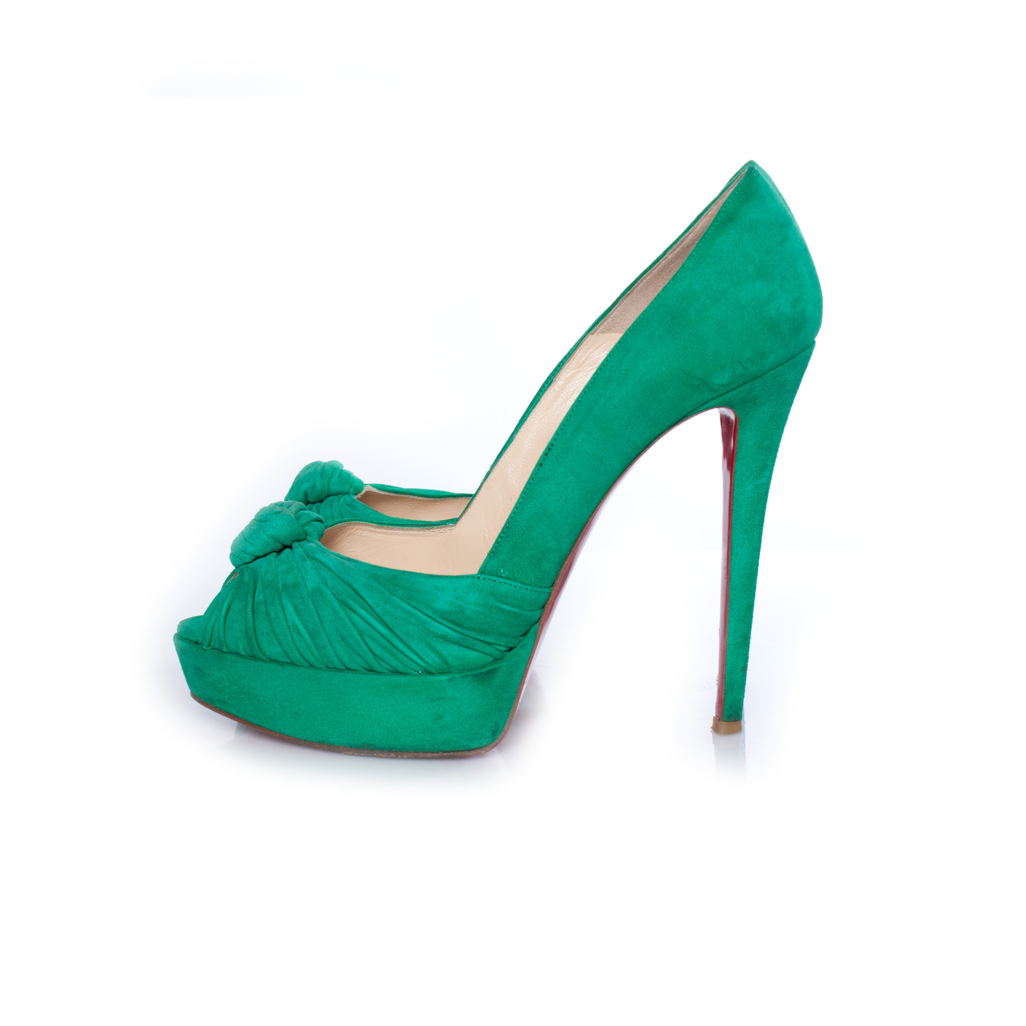 Christian Louboutin Pre-owned Mintmocka Greissimo klackar. peeptoes dam – bild 2