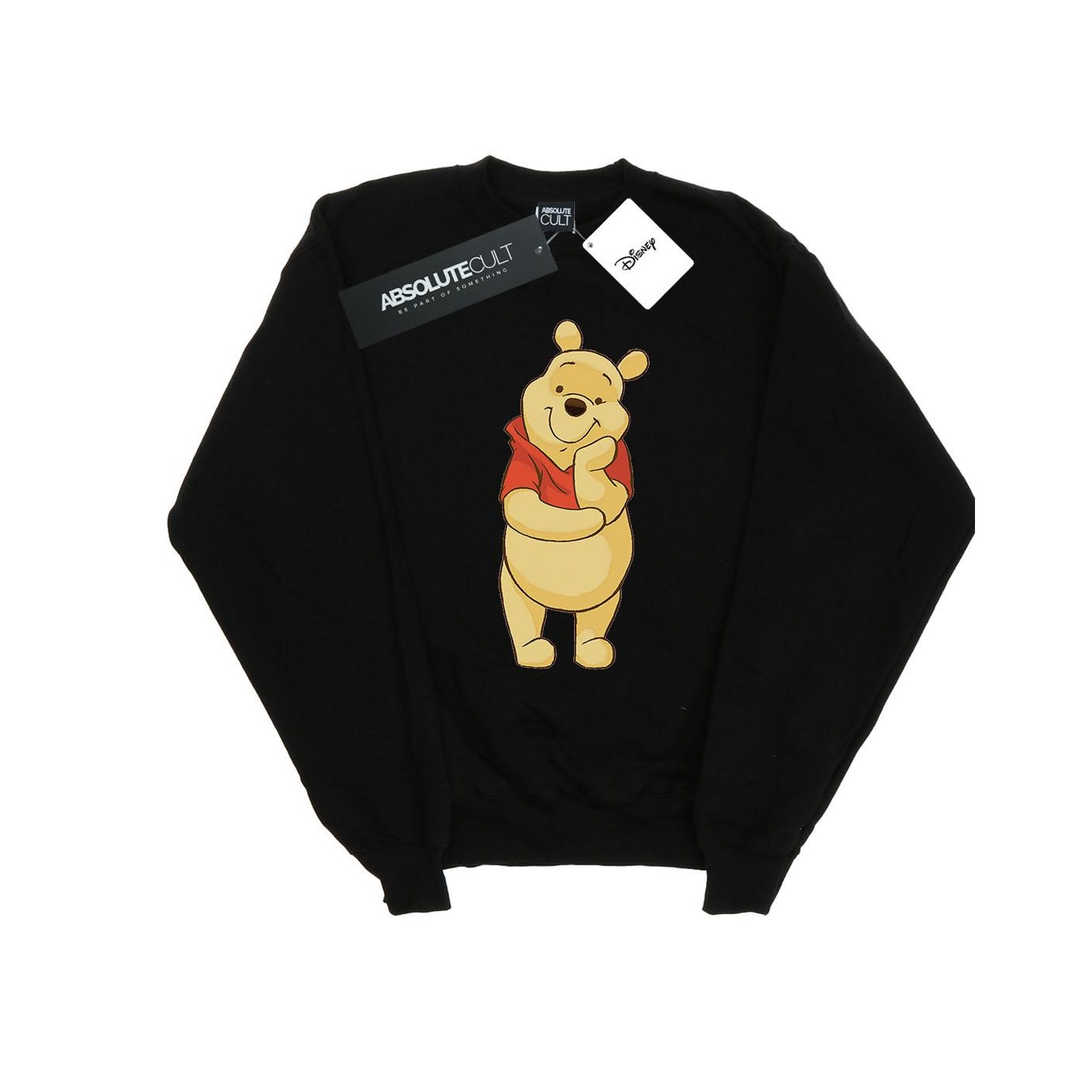 Thumbnail - Disney - "Winnie The Pooh Cute" Sweatshirt für Herren (Schwarz)