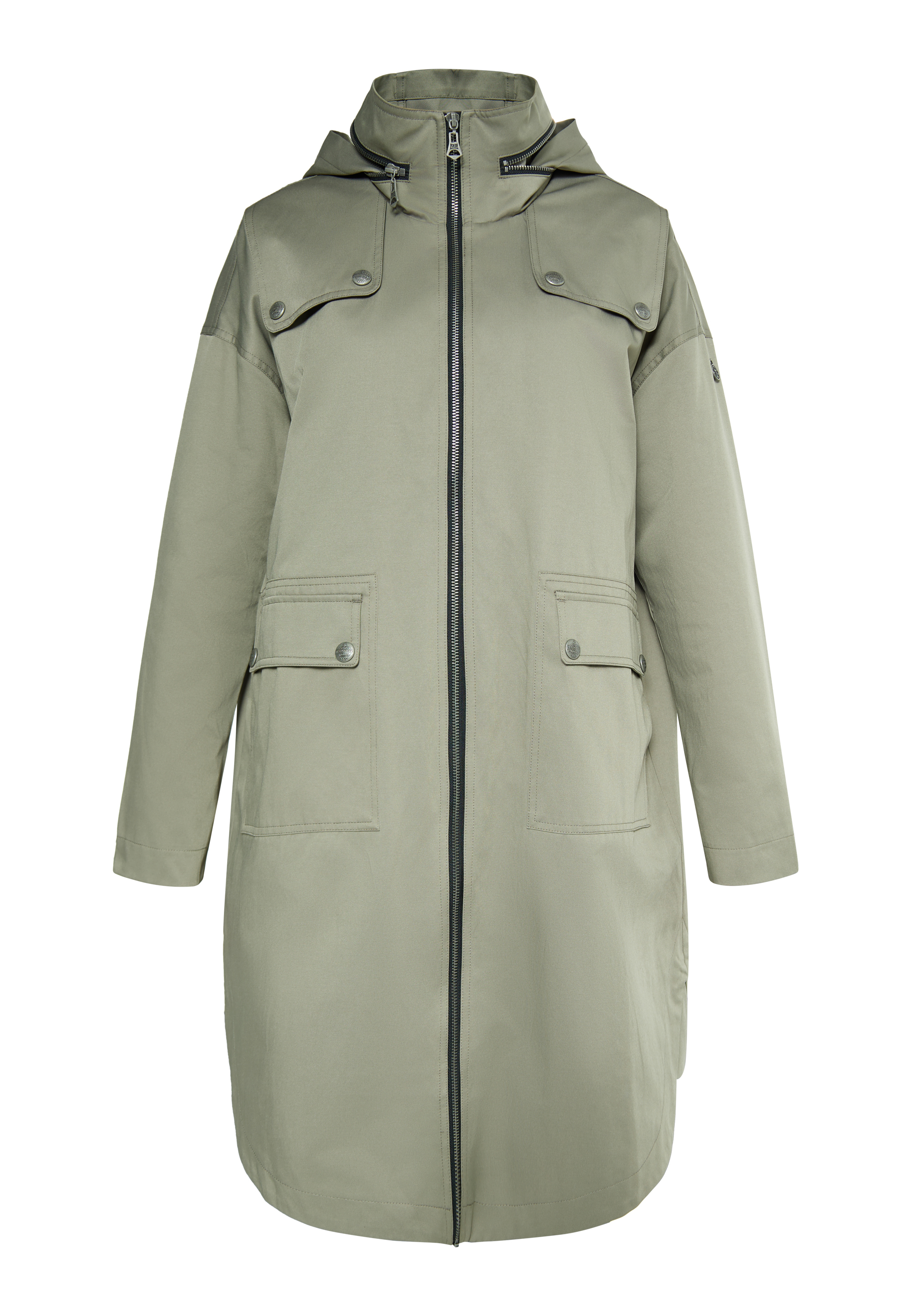 Dreimaster Parka Dames olijf