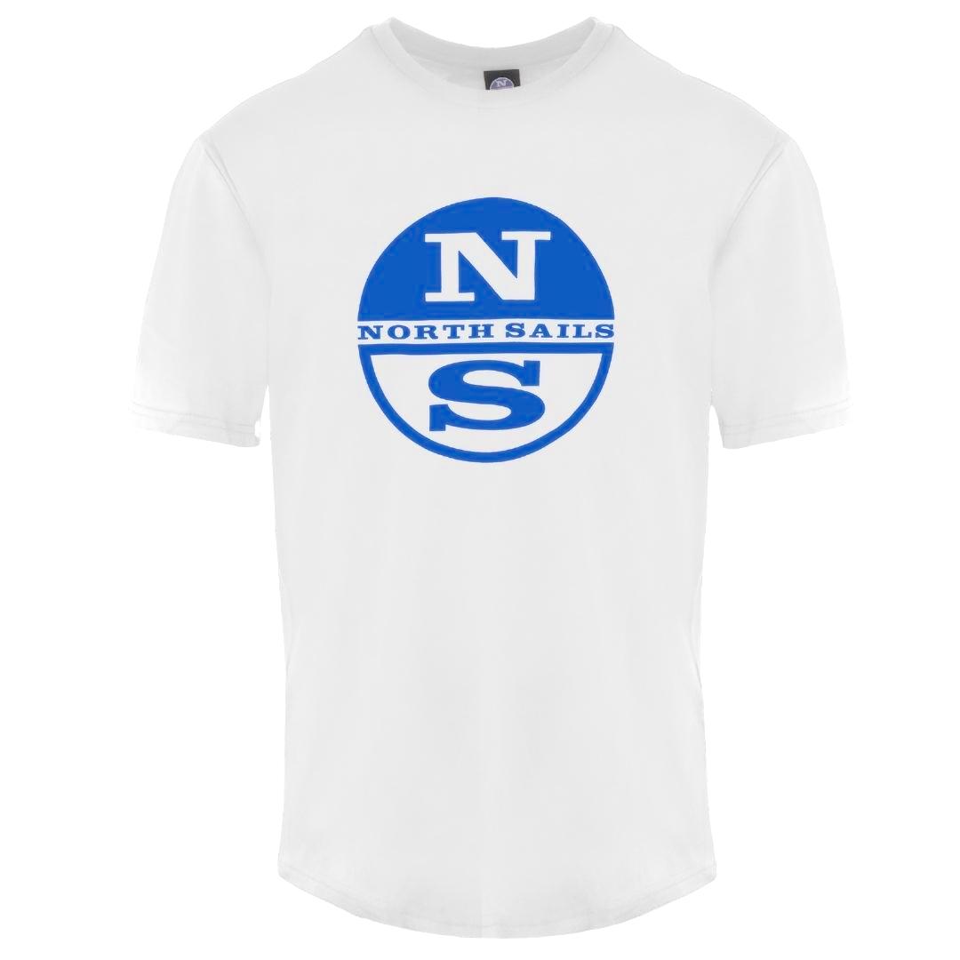 Thumbnail - North Sails Circle NS Logo White T-Shirt