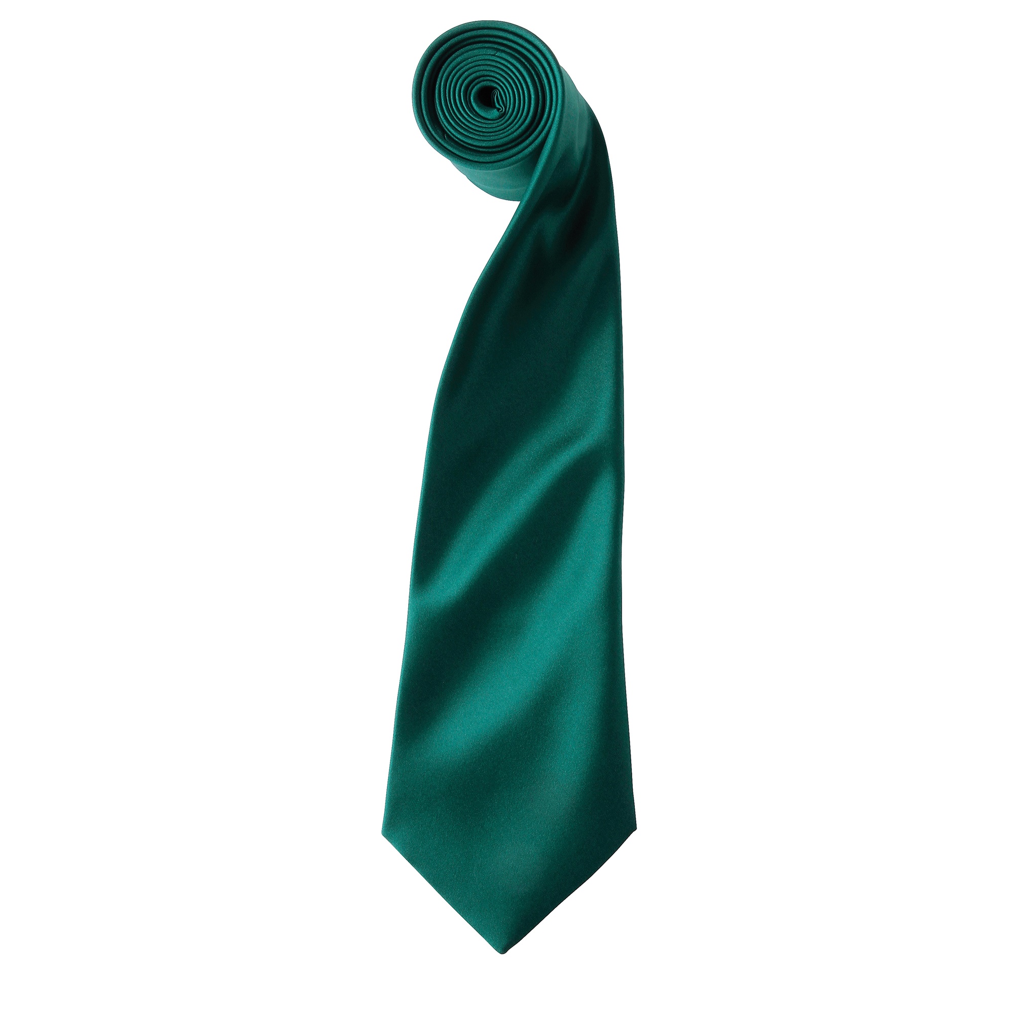 Thumbnail - Premier Mens Plain Satin Krawatte (schmale Klinge) (Flasche)