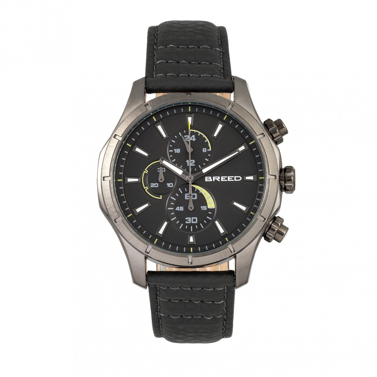 Thumbnail - Breed Lacroix Chronograph Lederarmbanduhr