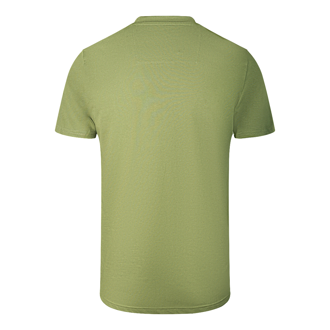 Cavalli Class Stor Tigerlogo Grön T-shirt herr – bild 2