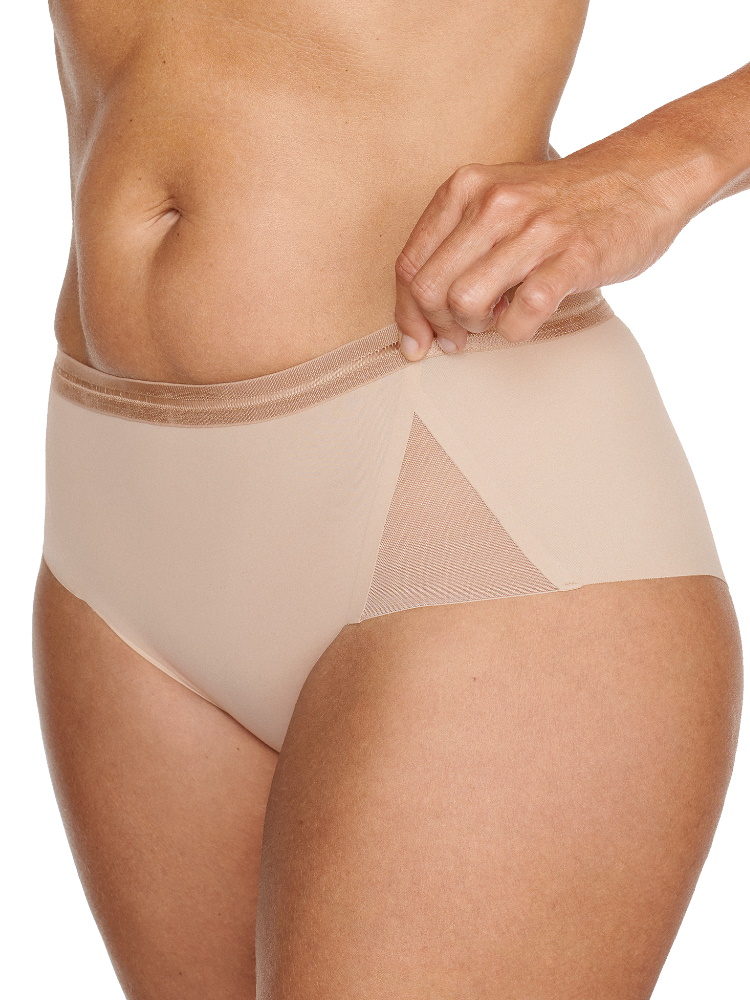 Naturana Womens The Monday Panty - Beige Polyamide - Size Small