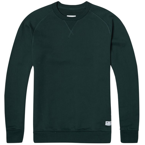 Thumbnail - Adidas Star Herren Green Pullover