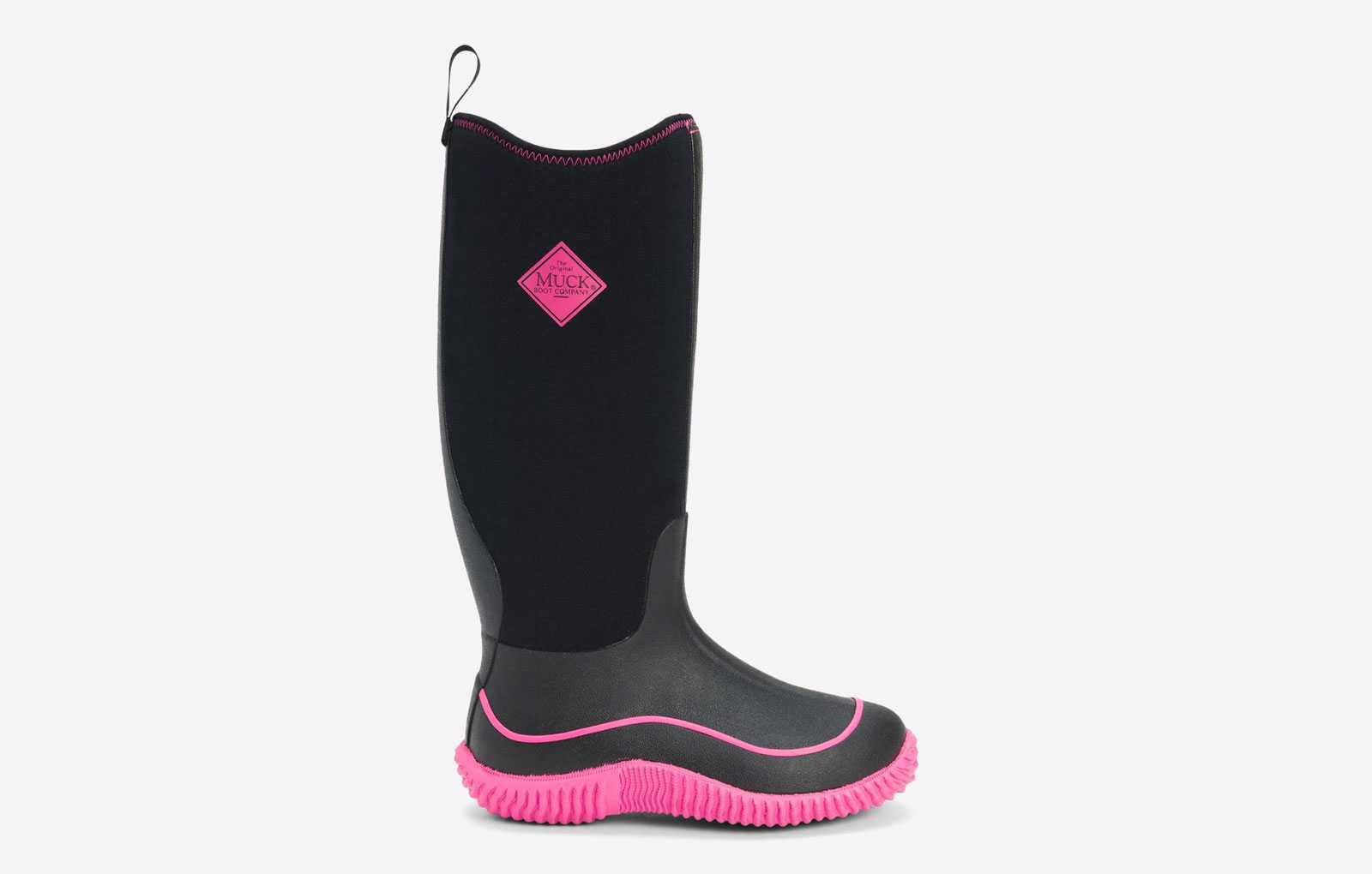 MUCK BOOTS Hale Pull On Wellington Boot Womens – Black Mixed Material – Size UK 7