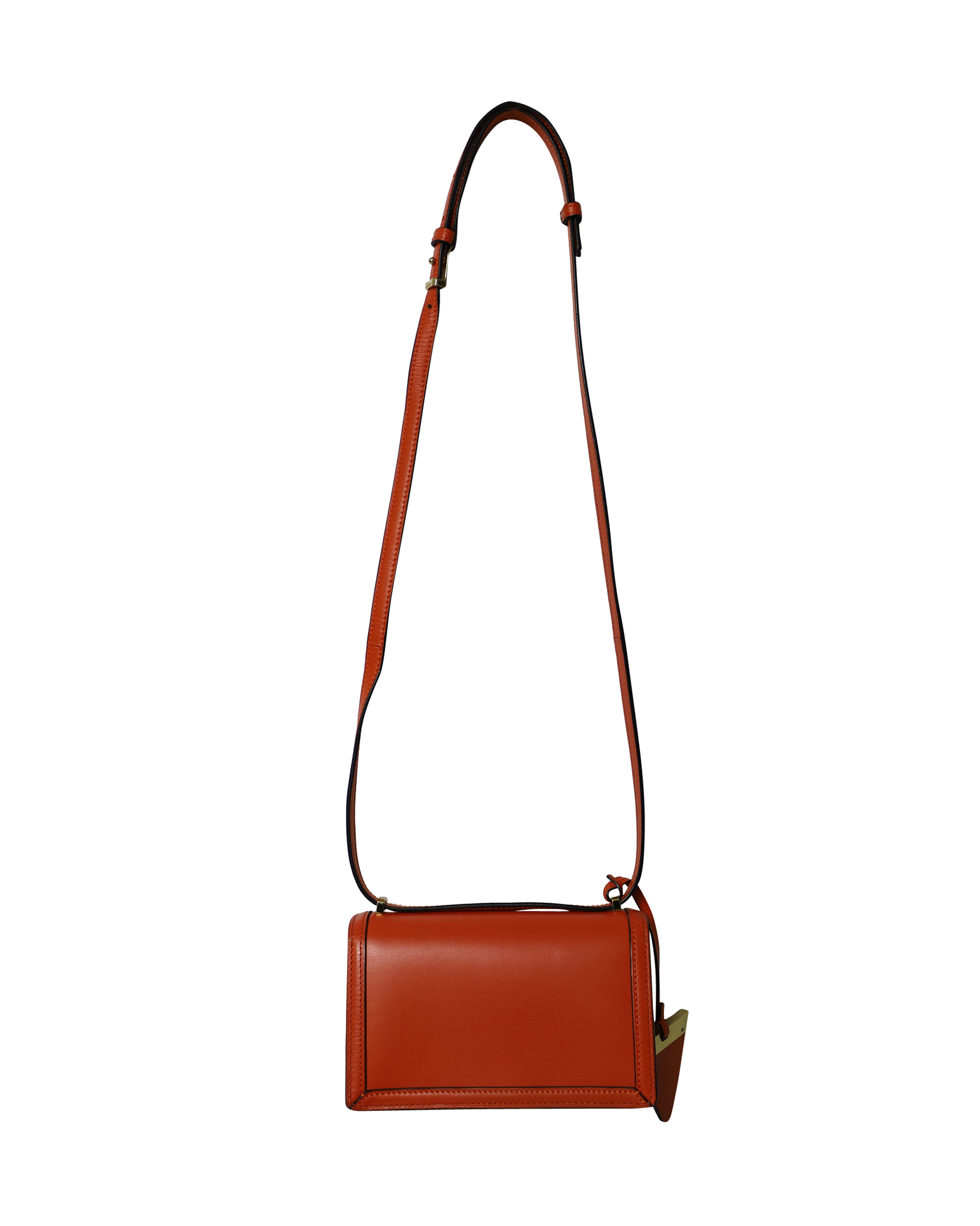 Loewe Pre-owned Loewe Liten Barcelona Crossbody-väska i orange läder dam – bild 2