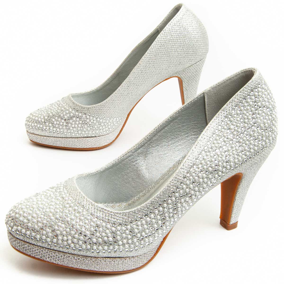 Thumbnail - Montevita Absatzschuh Unne67 in Silber