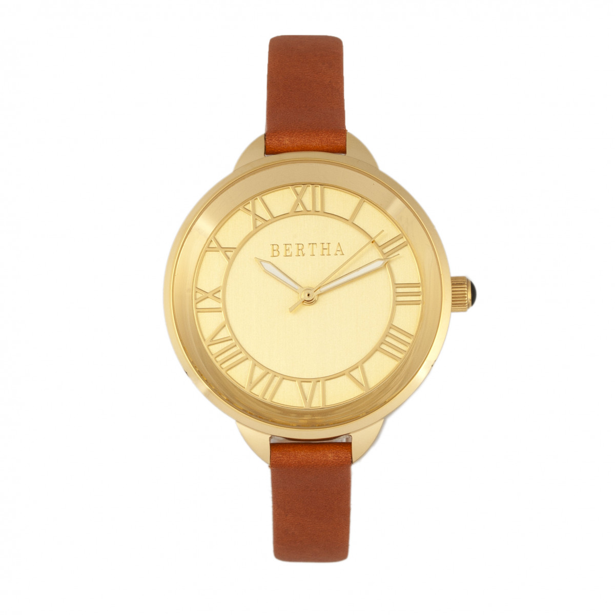 Thumbnail - Bertha Madison Sunray Zifferblatt Lederarmbanduhr