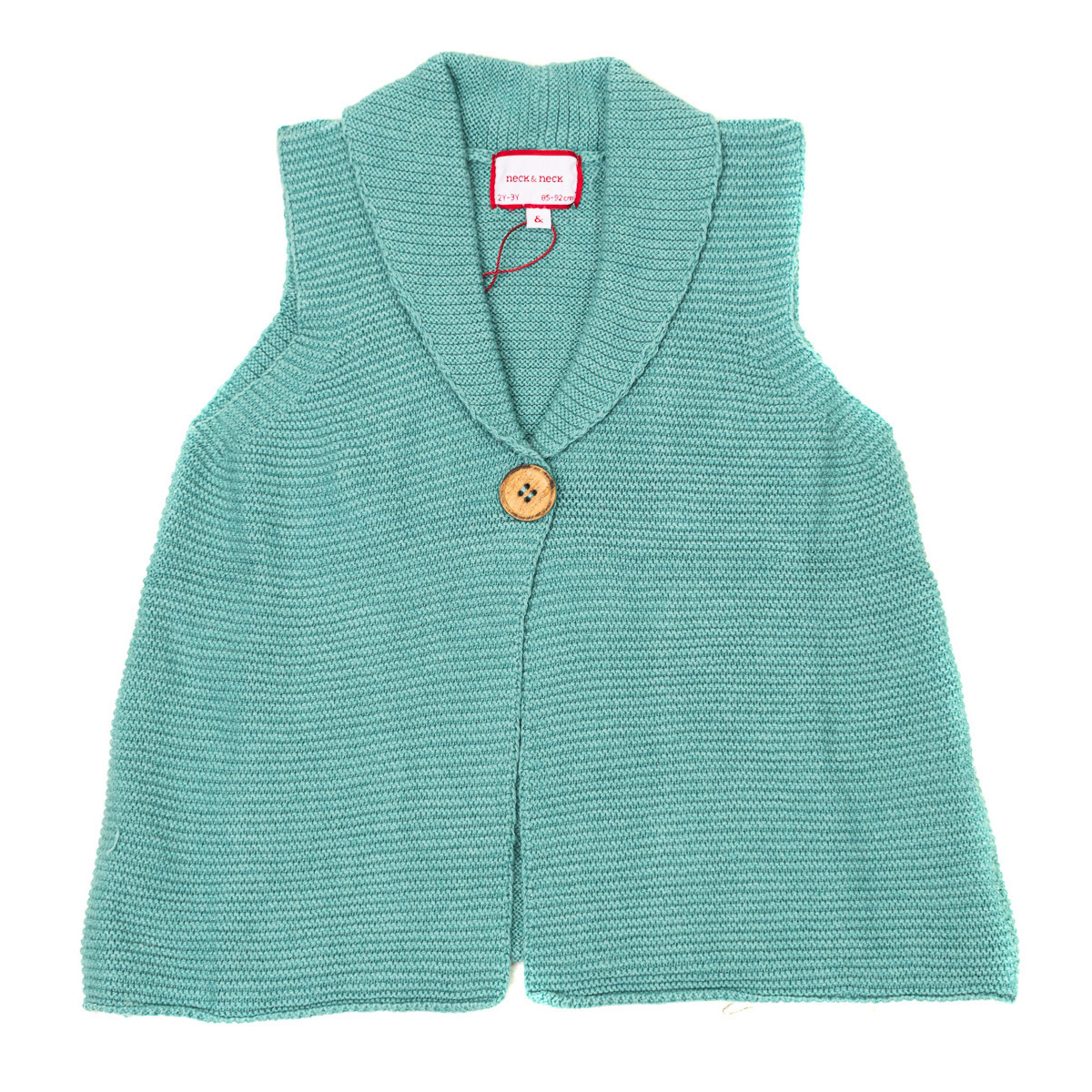 Neck & Neck Gebreid vest met reverskraag 17I11901 baby