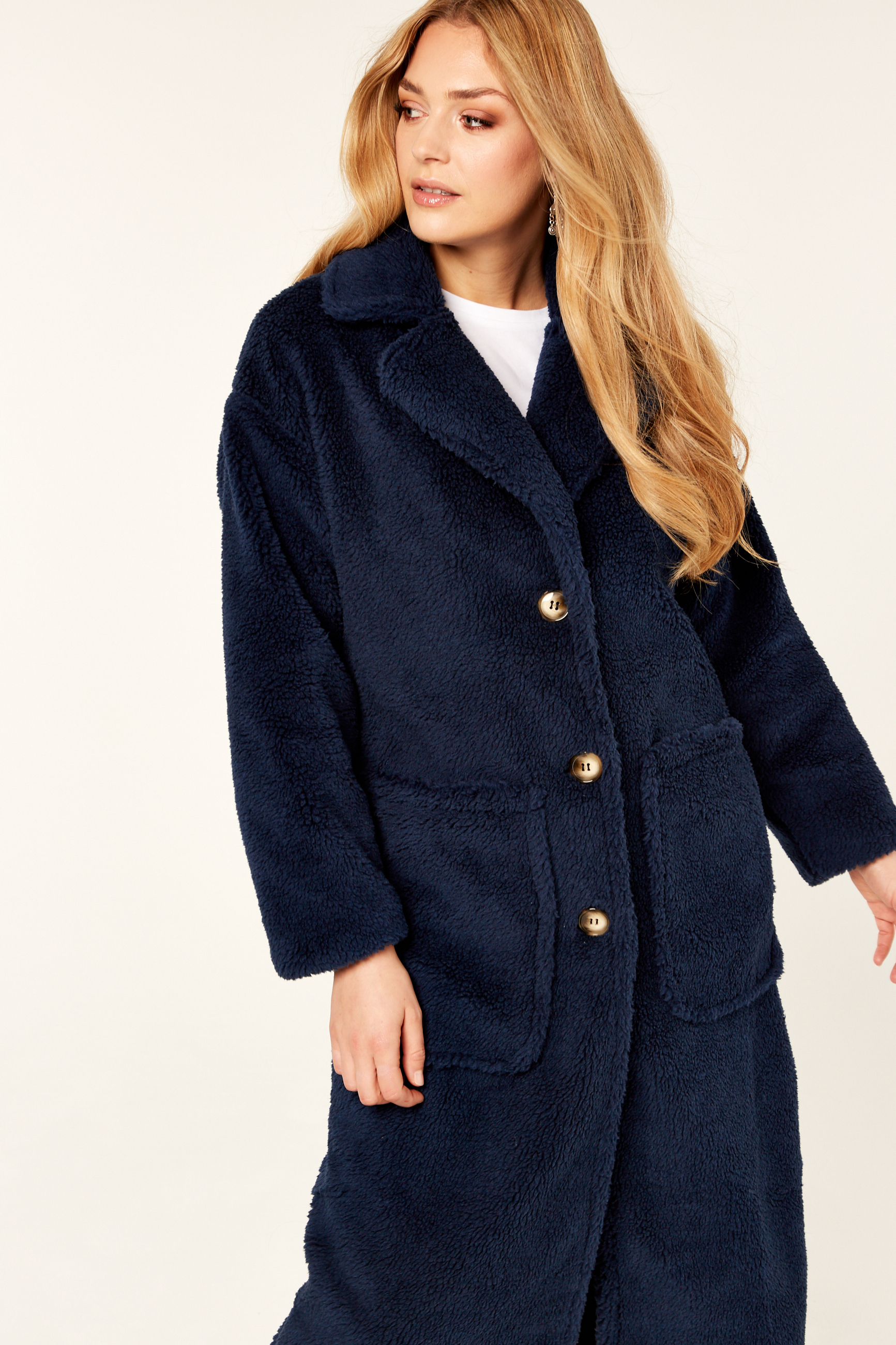 Gini London Teddyjacka med lång lina dam – bild 2